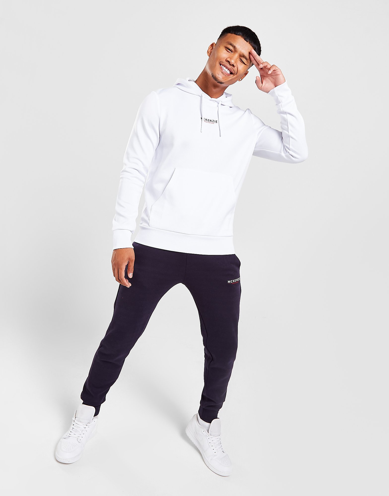 

McKenzie Essential Poly Overhead Hoodie - Only at JD - White - Mens, White