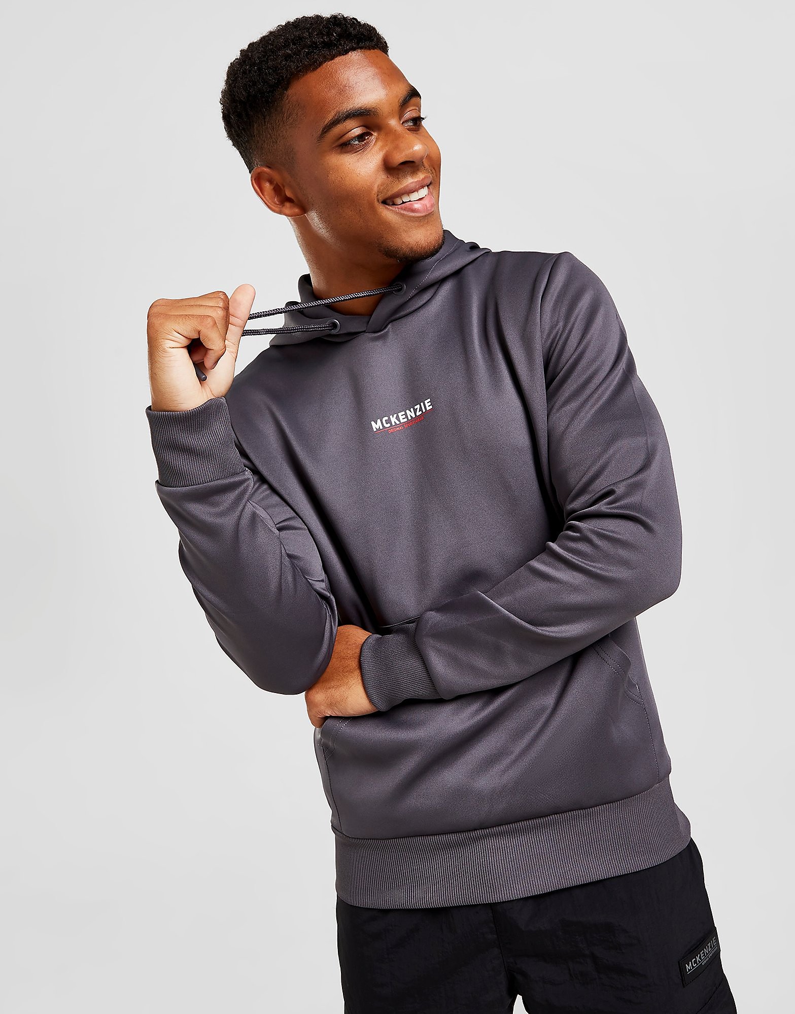 

McKenzie Essential Poly Overhead Hoodie - Only at JD - Grey - Mens, Grey