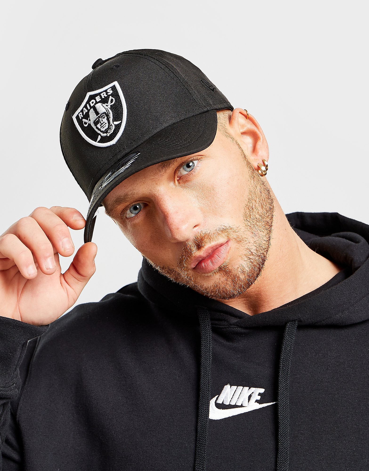 

New Era NFL Las Vegas Raiders Repreve 9FORTY Cap - Black - Womens, Black