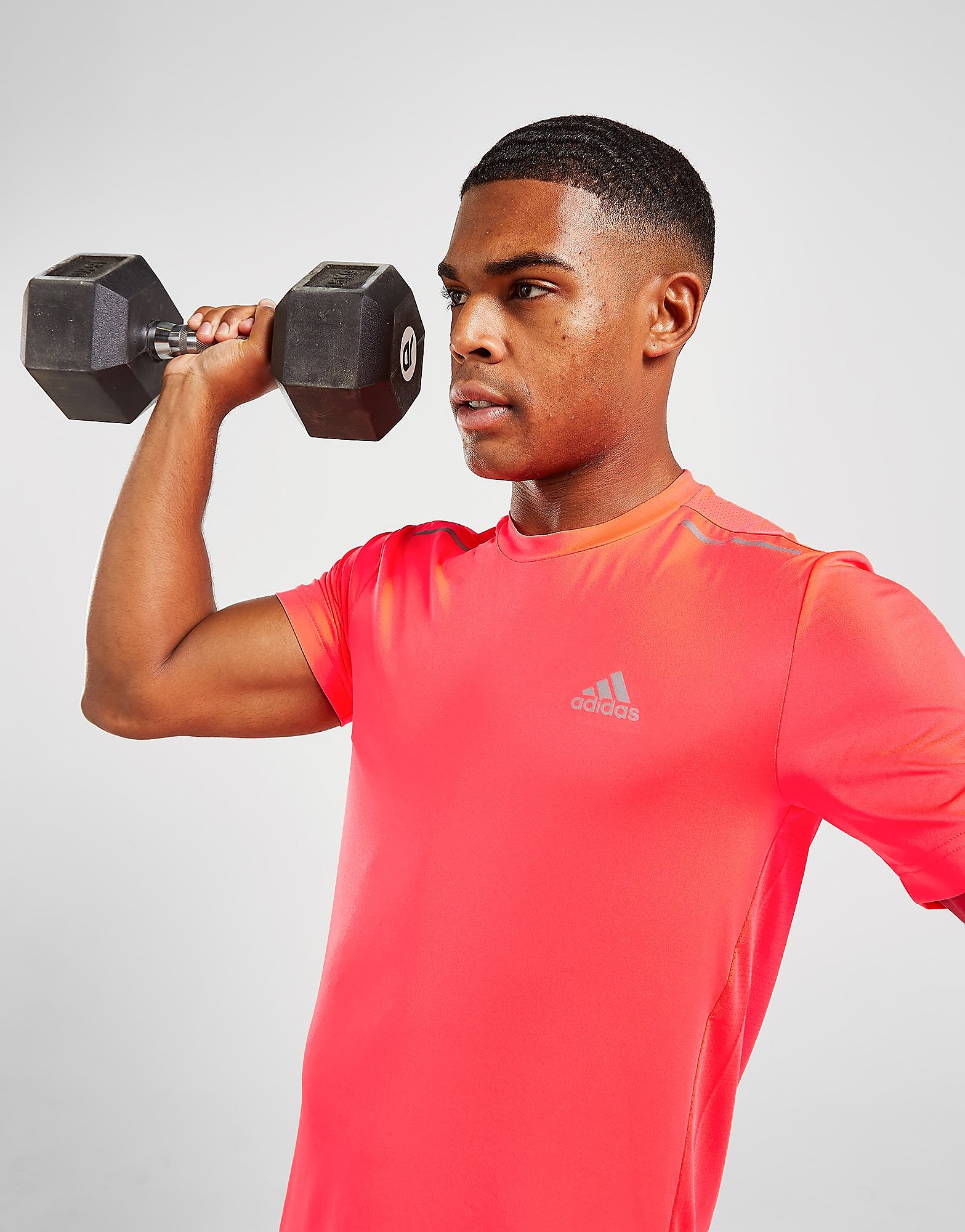 

adidas Tech T-Shirt - Only at JD - Orange - Mens, Orange