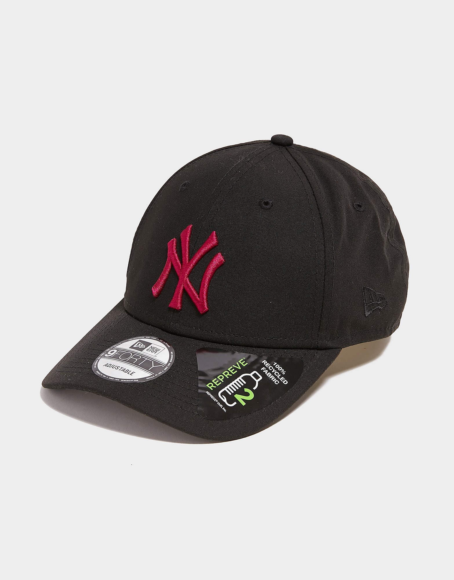 New Era MLB New York Yankees 9FORTY Repreve Cap - Black - Womens, Black