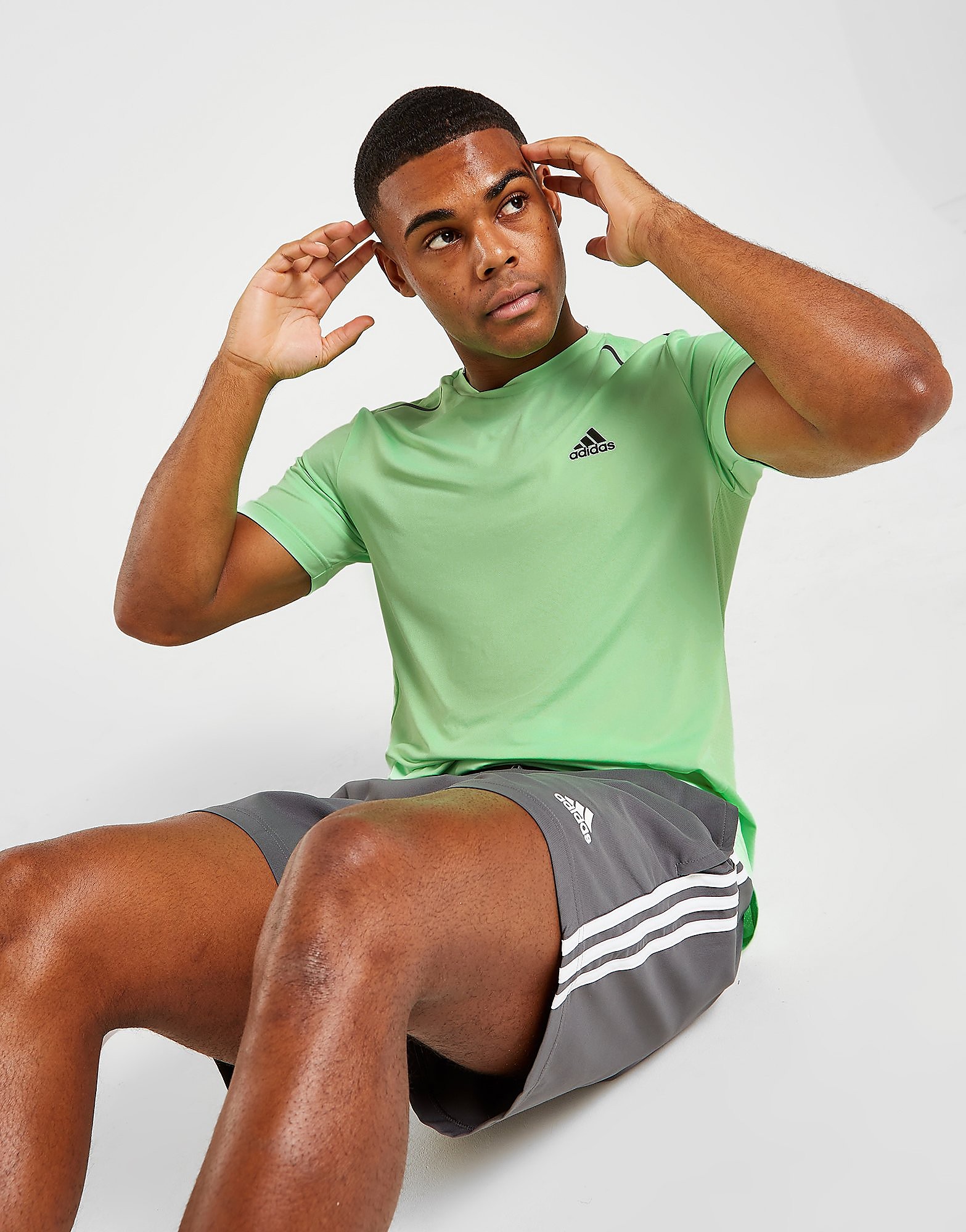 

adidas Tech T-Shirt - Only at JD - Green - Mens, Green