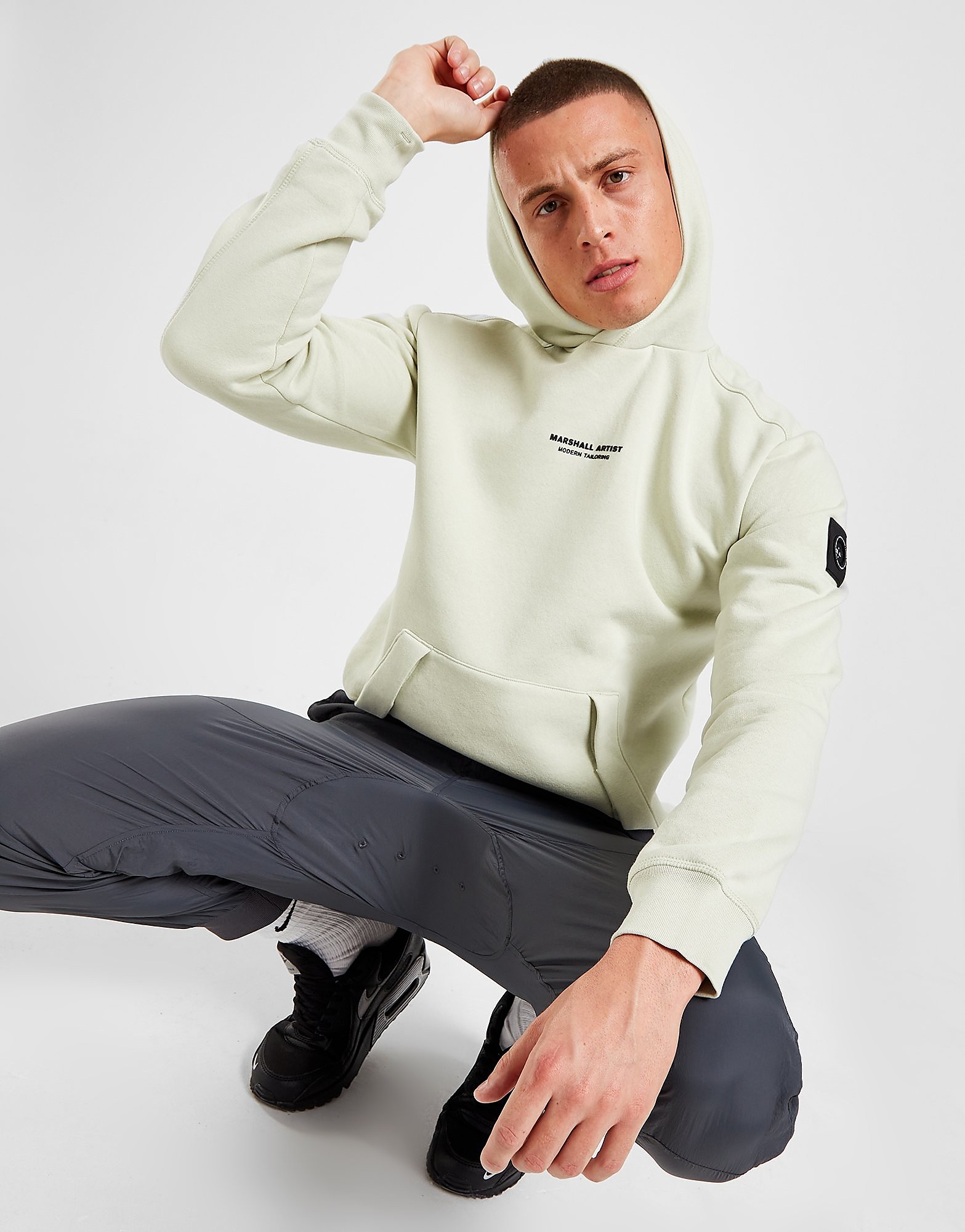 

Marshall Artist Siren Overhead Hoodie - Beige - Mens, Beige