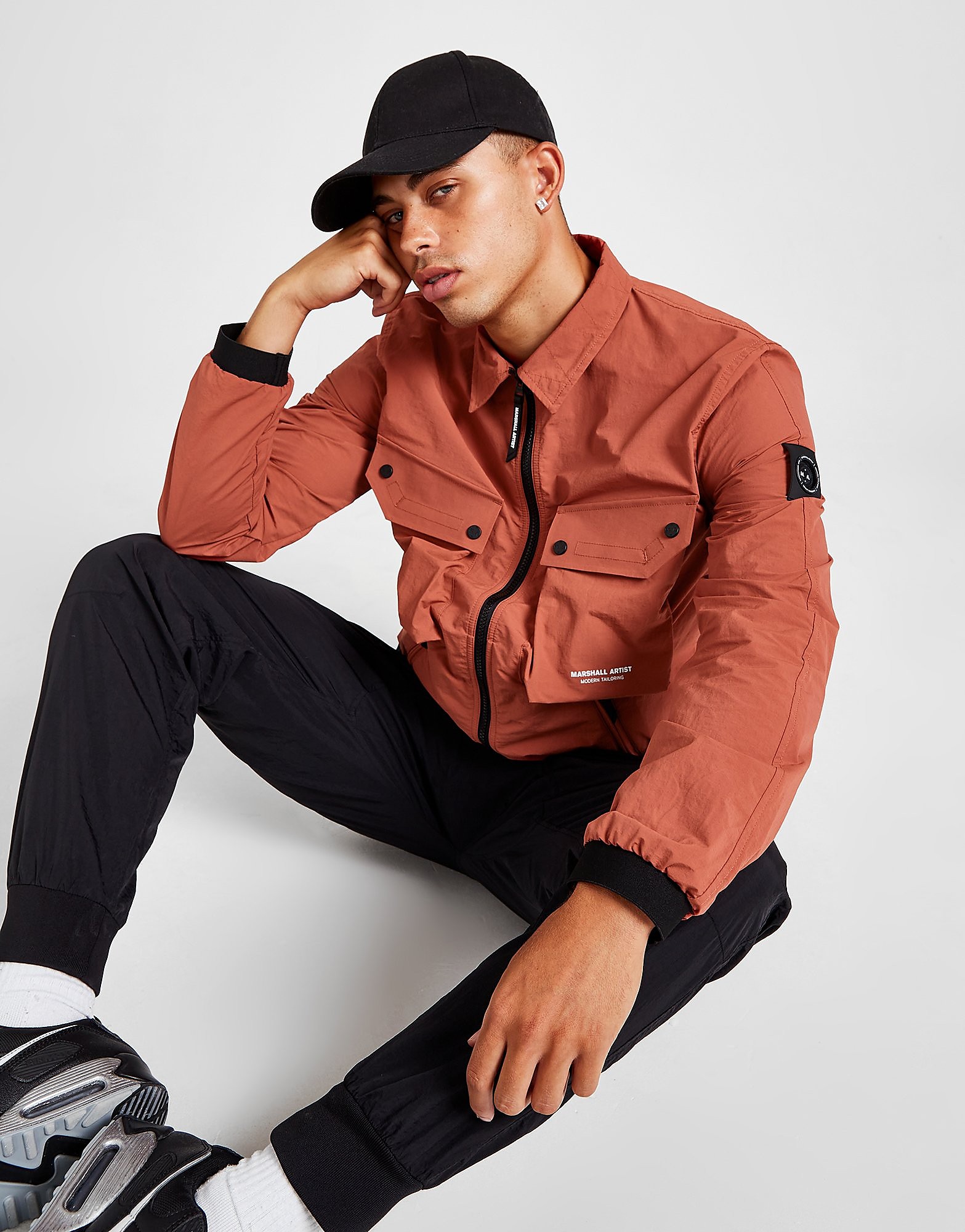 

Marshall Artist Cotton Polyamide Overshirt - Red - Mens, Red