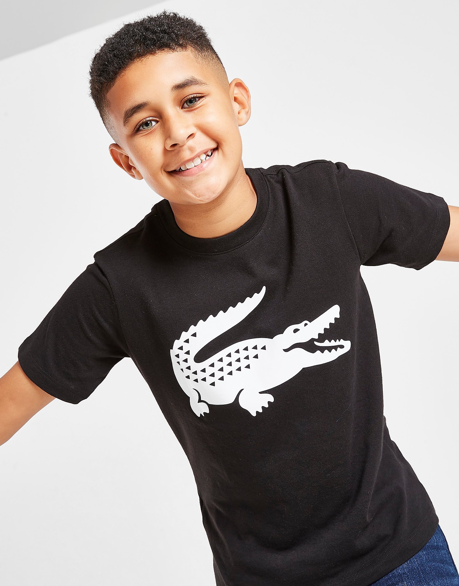 

Lacoste Croc T-Shirt Junior - Black - Kids, Black