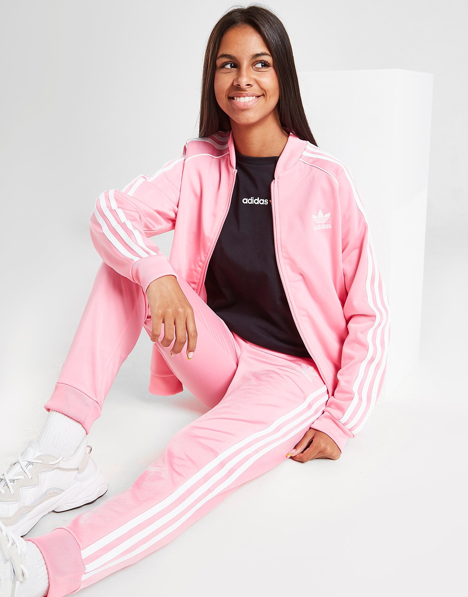 

adidas Originals (G) SST TRACK PANTS - Bliss Pink/PNK/W - Kids, Bliss Pink/PNK/W