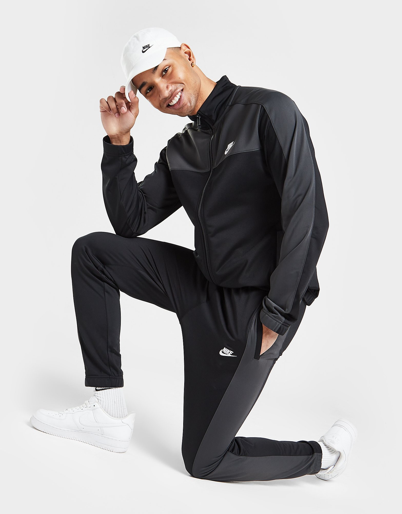 Nike Hades Poly Track Top - Black - Mens, Black