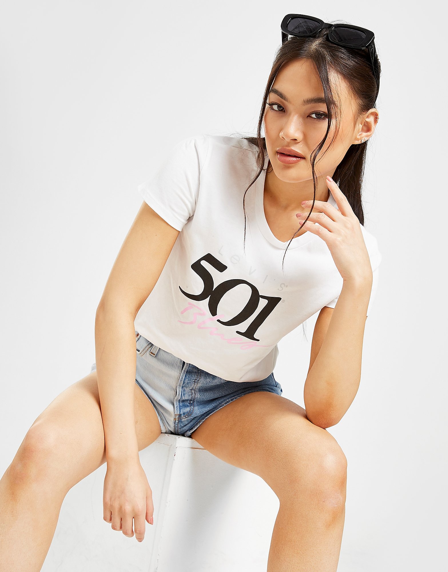 

LEVI'S 501 Perfect T-Shirt - White - Womens, White