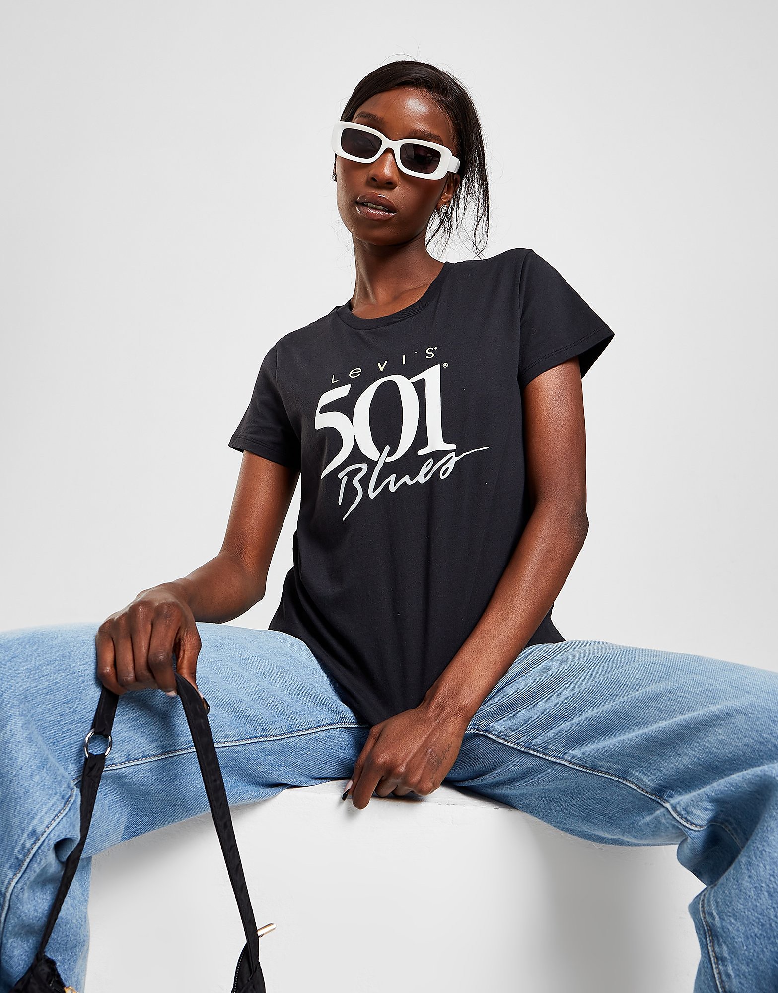

LEVI'S 501 Perfect T-Shirt - Black - Womens, Black