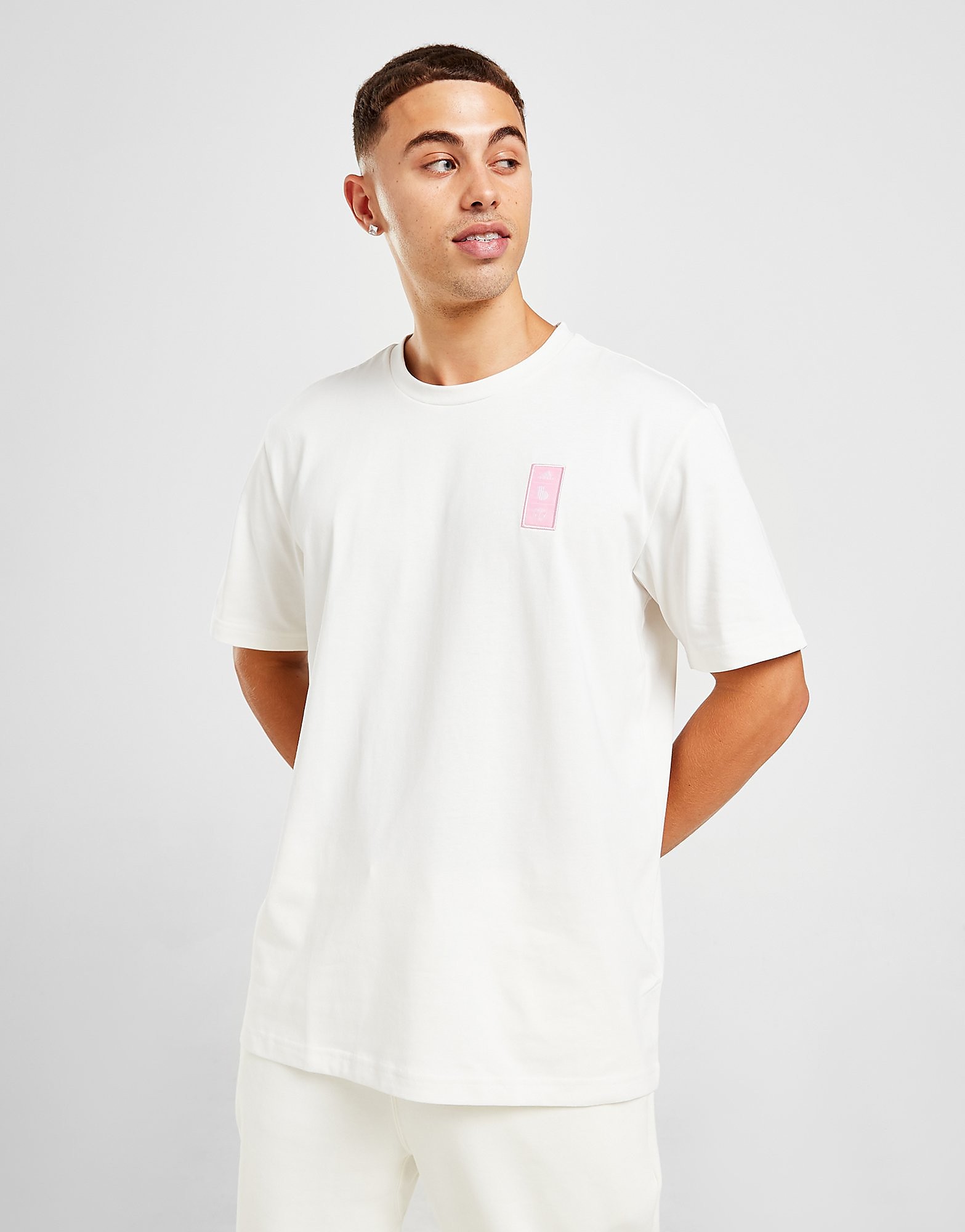 

adidas Belgium Lifestyle Heavy Cotton T-Shirt - Cloud White - Mens, Cloud White