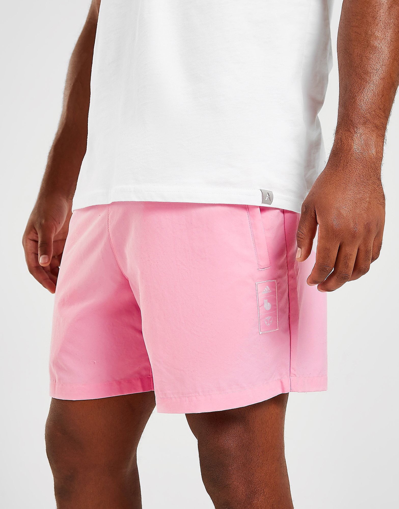 

adidas Belgium DNA Shorts - True Pink - Mens, True Pink
