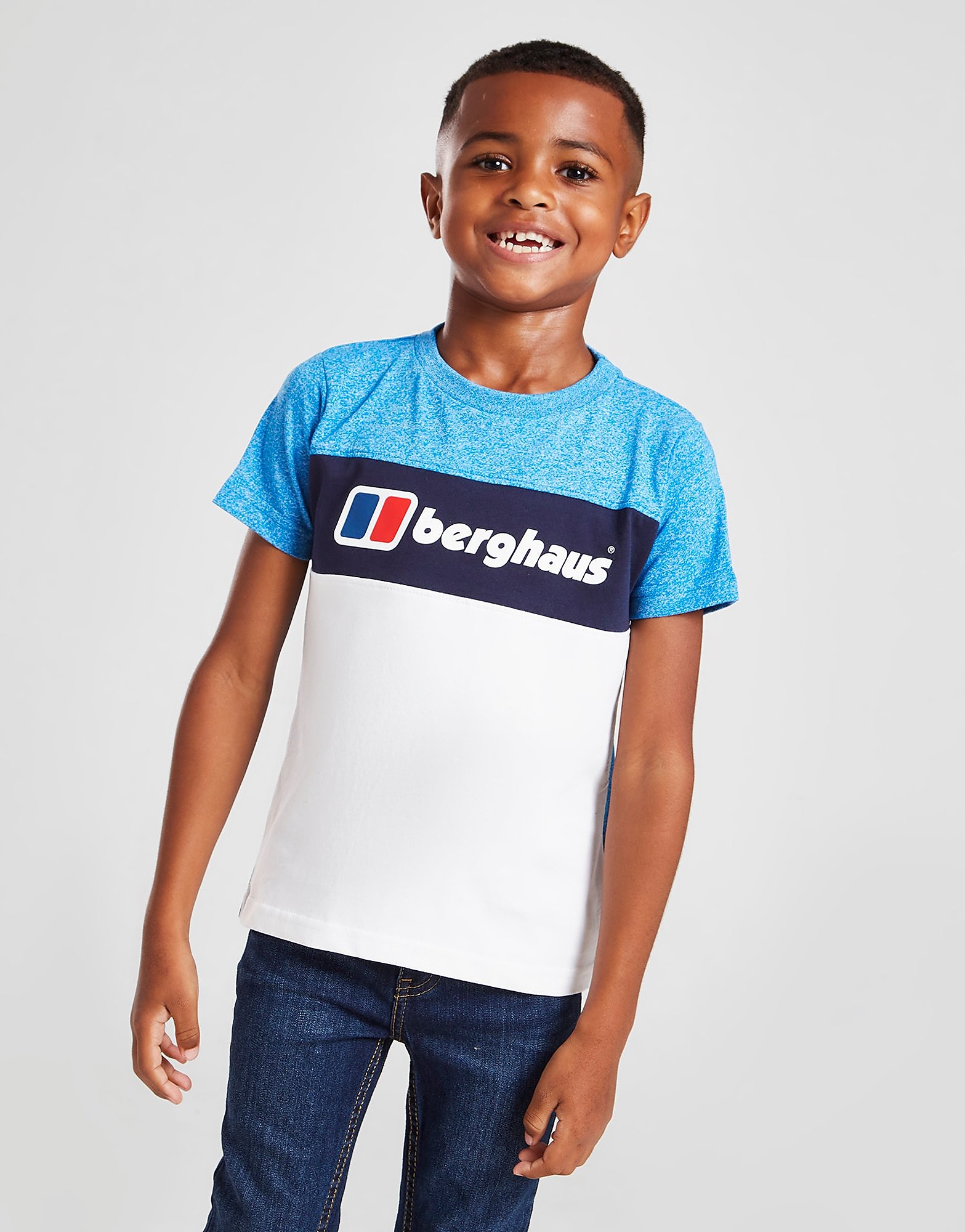 

Berghaus Poly Colour Block T-Shirt Children - Blue - Kids, Blue