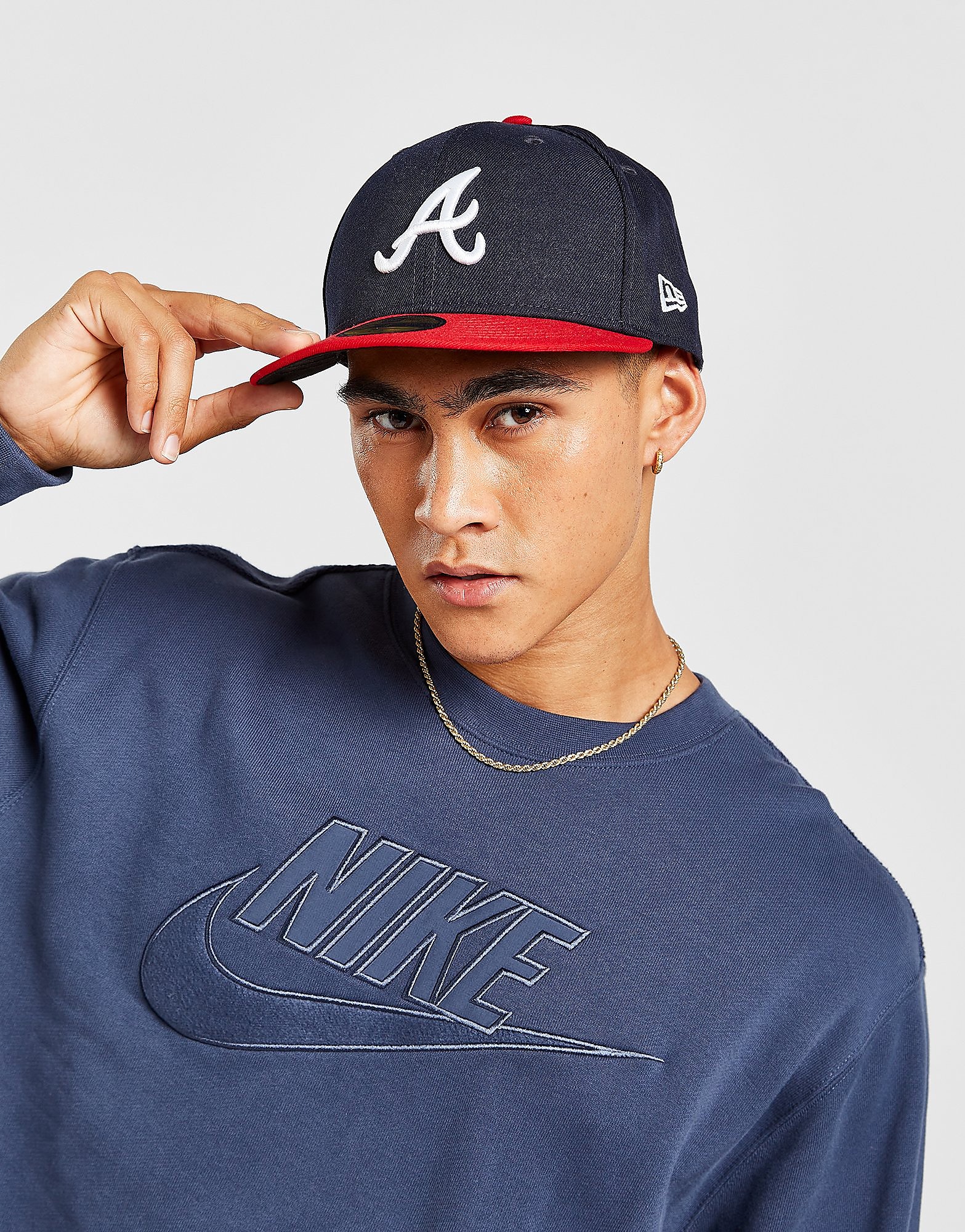

New Era MLB Atlanta Braves 59FIFTY Cap - Navy - Womens, Navy