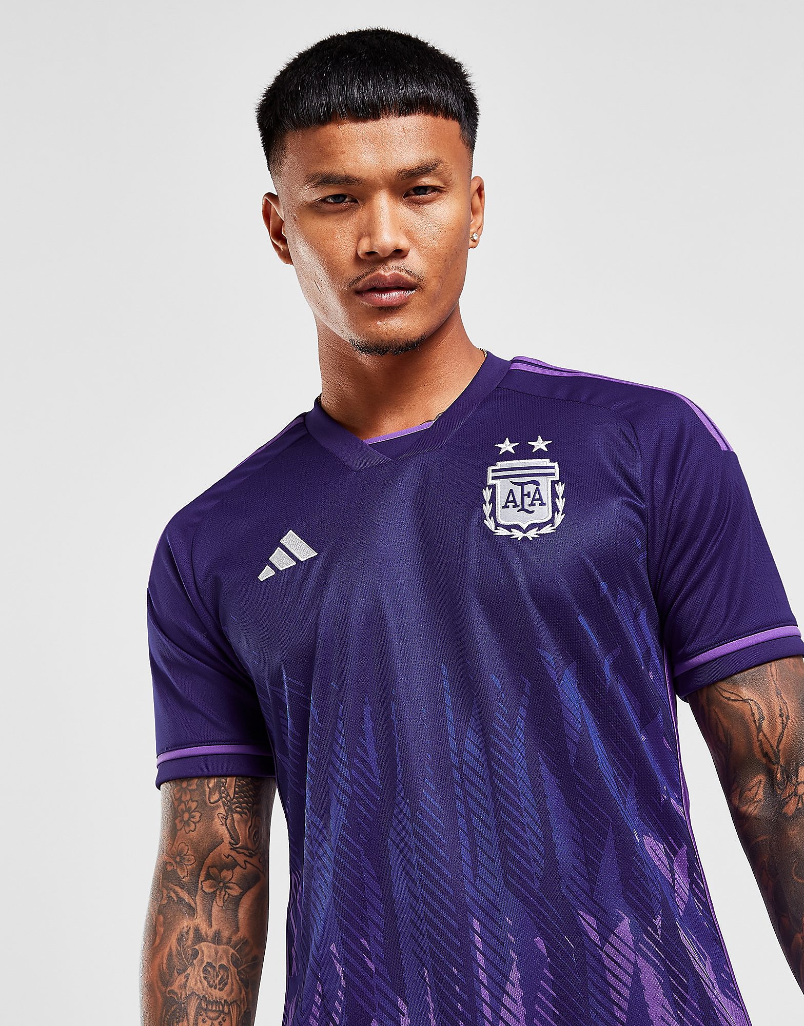 

adidas Argentina 2022 Away Shirt - Legacy Indigo / Purple Rush - Mens, Legacy Indigo / Purple Rush