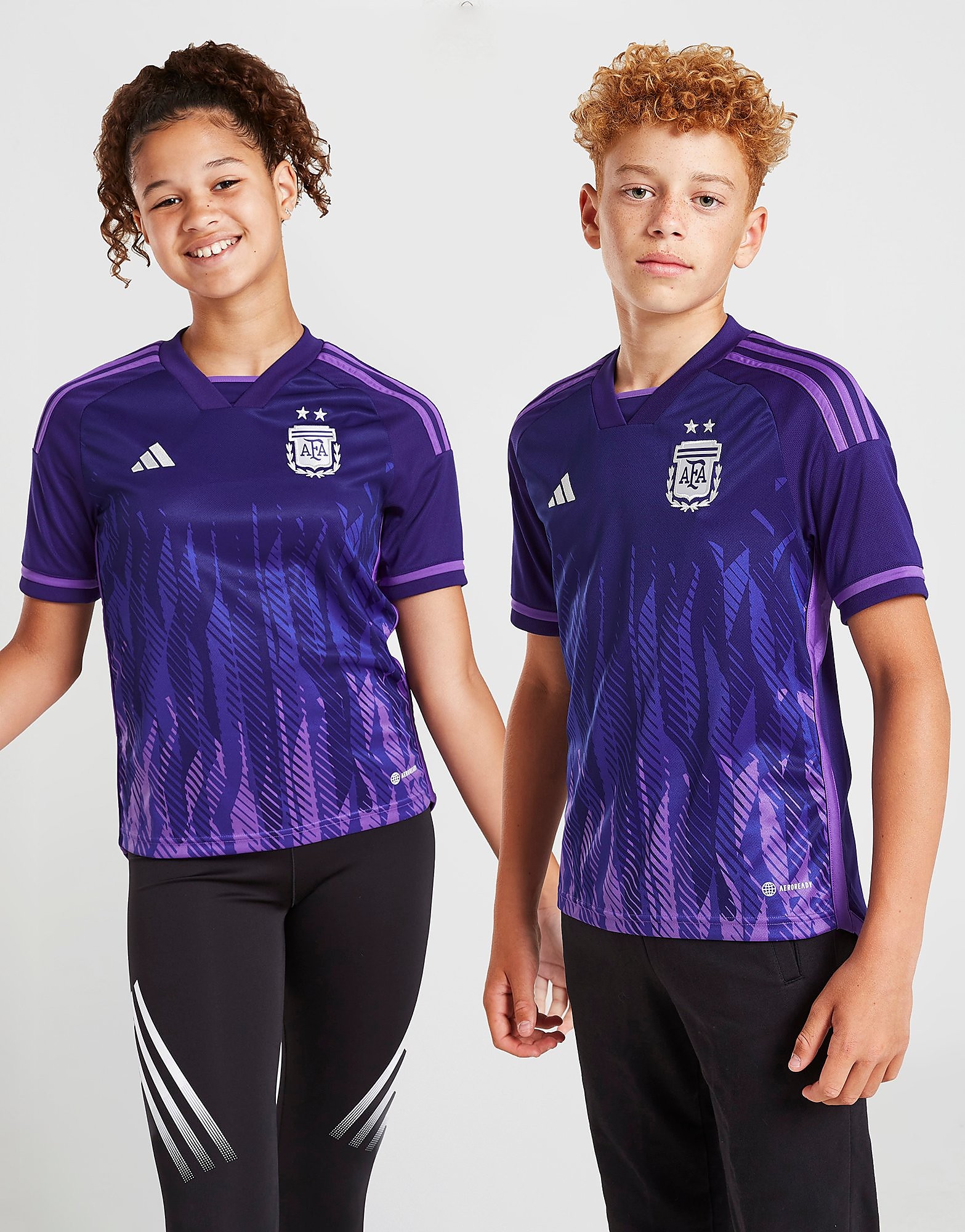 

adidas Argentina 2022 Away Shirt Junior - Legacy Indigo / Purple Rush - Kids, Legacy Indigo / Purple Rush