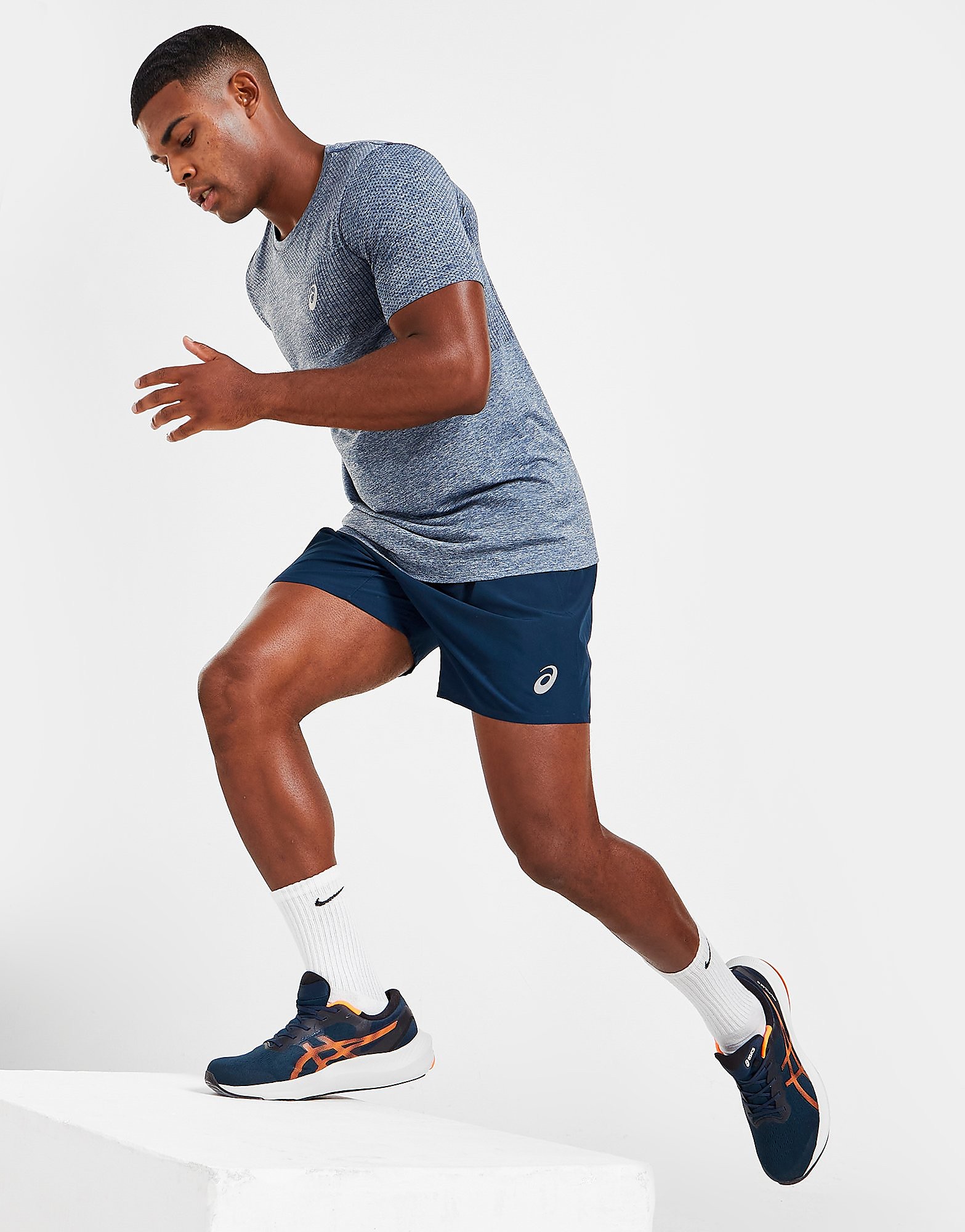 

Asics Core 7" Shorts - Blue - Mens, Blue