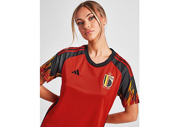 adidas Belgium 2022 Home Shirt Women's, Red / Black