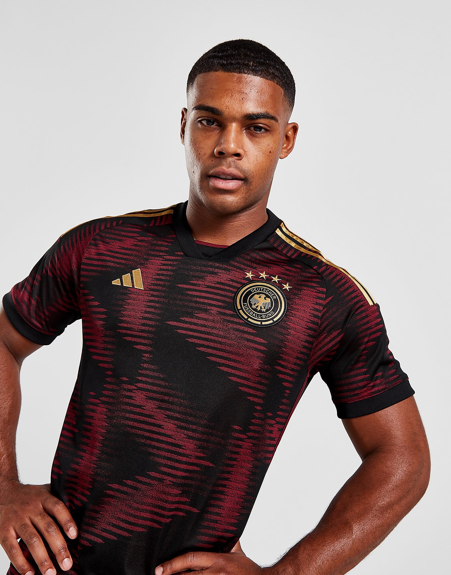 

adidas Germany 2022 2022 Away Shirt PRE ORDER - Black - Mens, Black