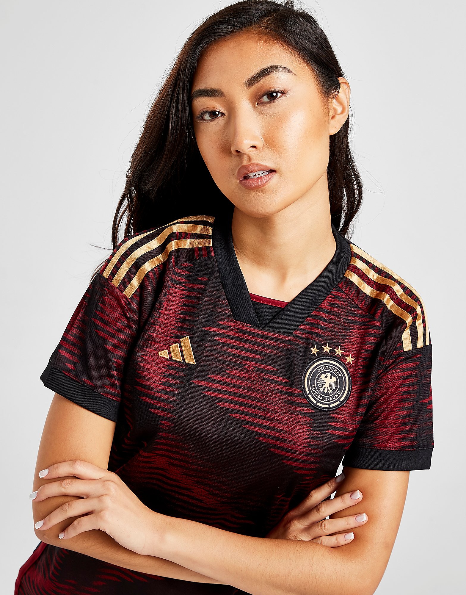 

adidas Germany 2022 Away Shirt Women's - Black, Black