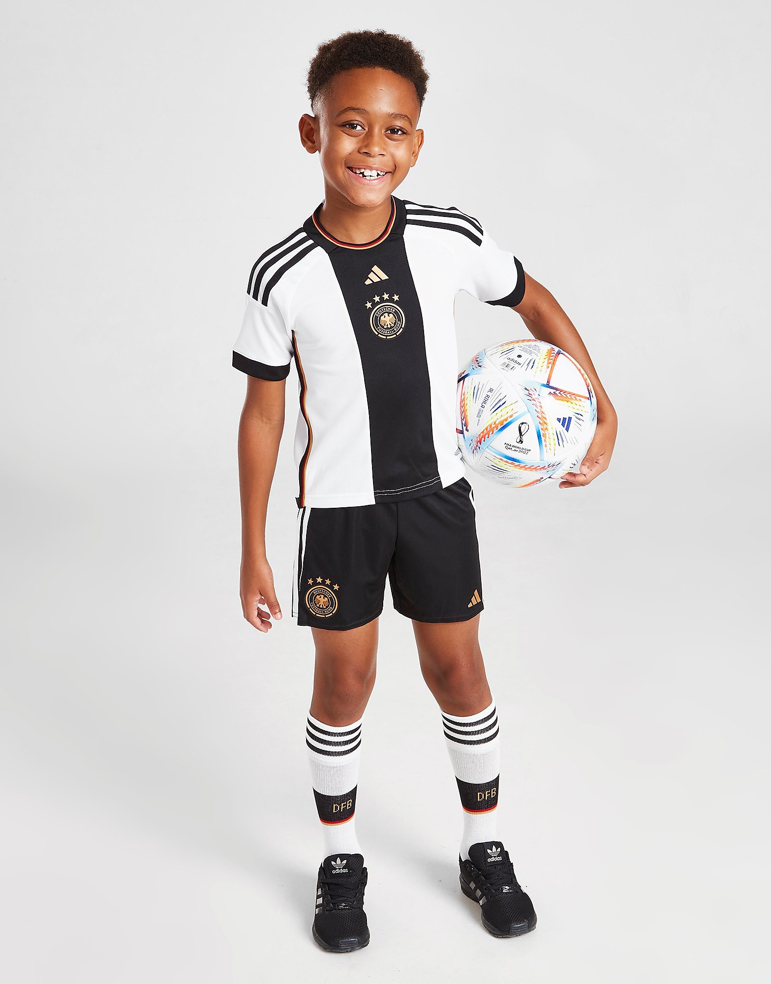 

adidas Germany 2022 Home Kit Children - White - Kids, White