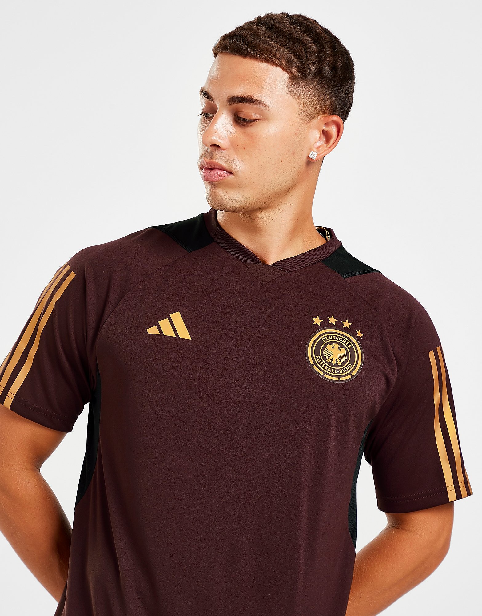 

adidas Germany Training Top - Red - Mens, Red