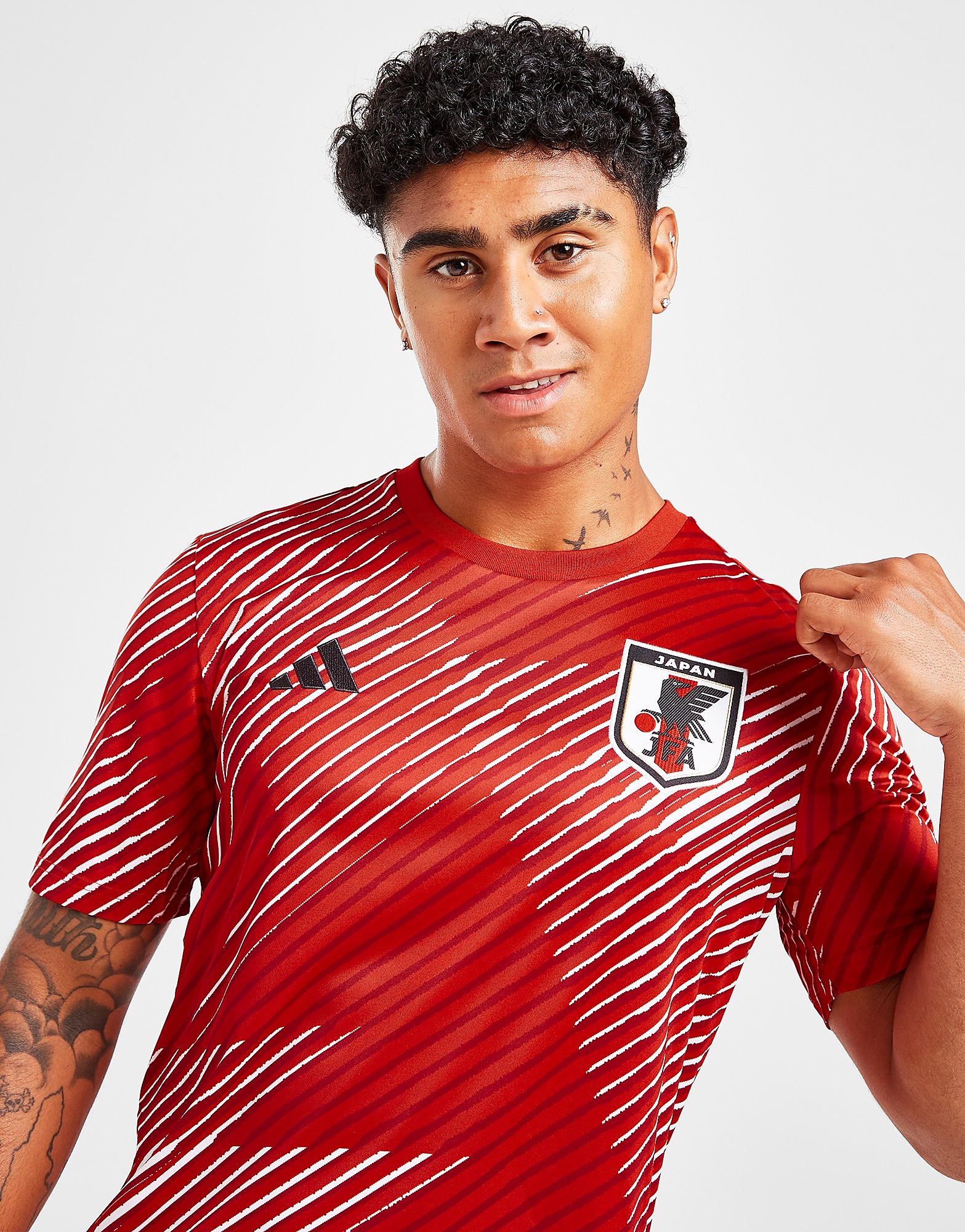 

adidas Japan Pre Match Shirt - White / Team Collegiate Red / Team Victory Red - Mens, White / Team Collegiate Red / Team Victory Red