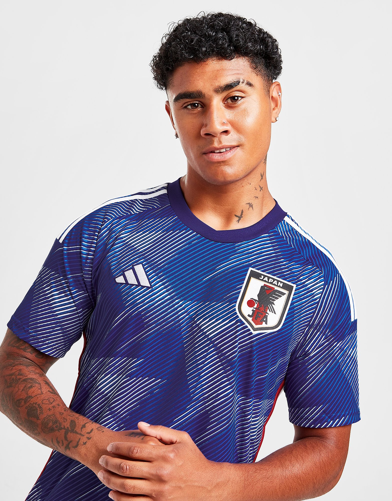 

adidas Japan 2022 Home Shirt - Japan Blue - Mens, Japan Blue