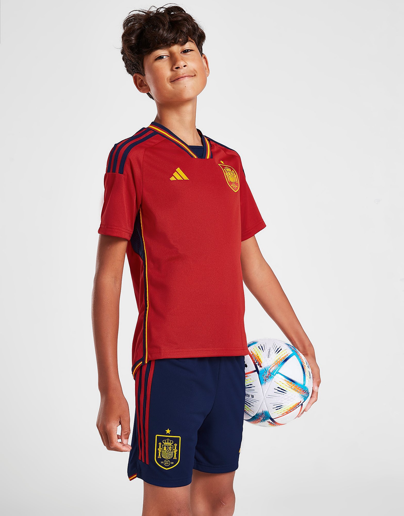 

adidas Spain 2022 Home Shorts Junior - Team Navy Blue 2 / Team Colleg Gold 2 - Kids, Team Navy Blue 2 / Team Colleg Gold 2