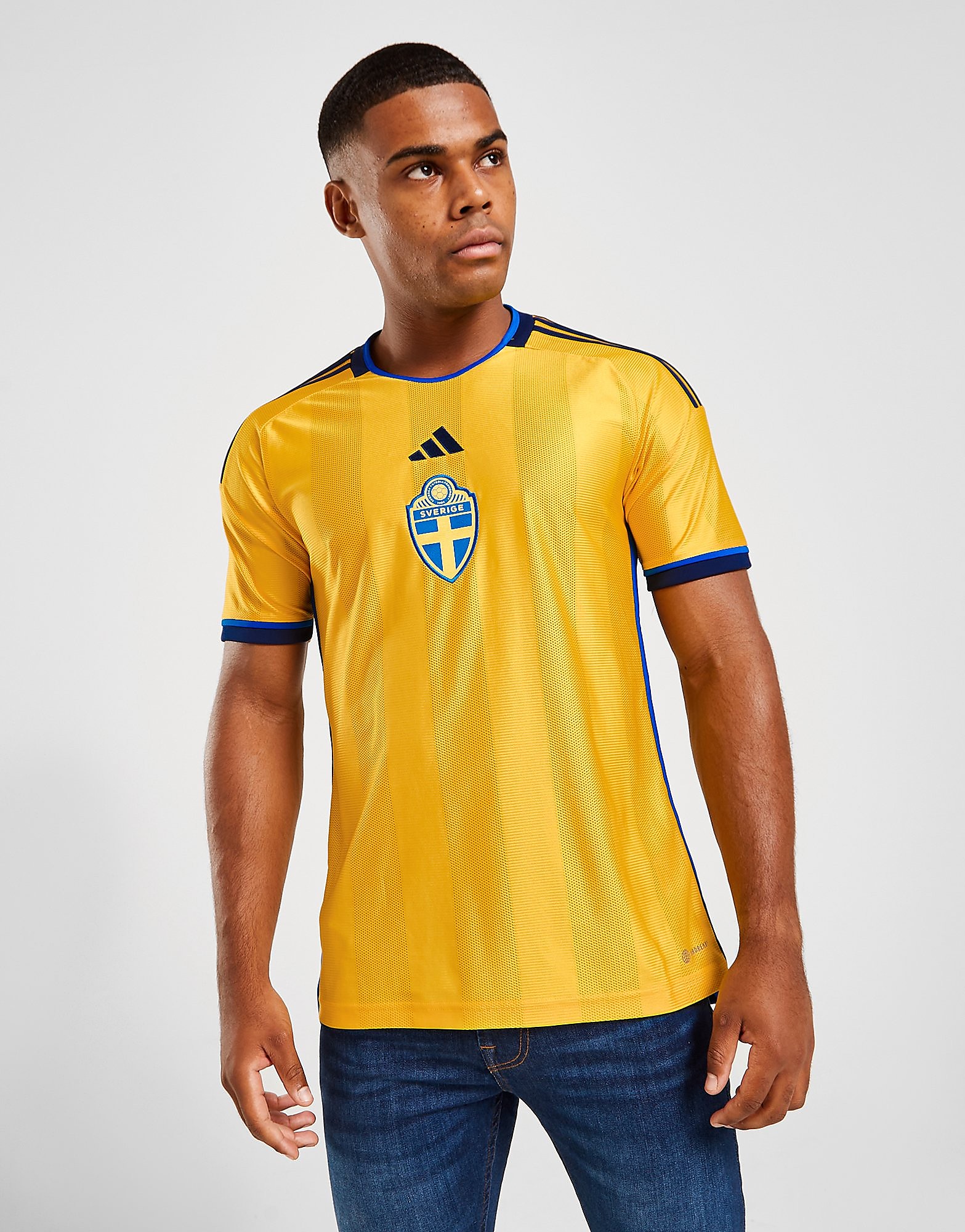 

adidas Sweden 2022 Home Shirt - Eqt Yellow/S - Mens, Eqt Yellow/S