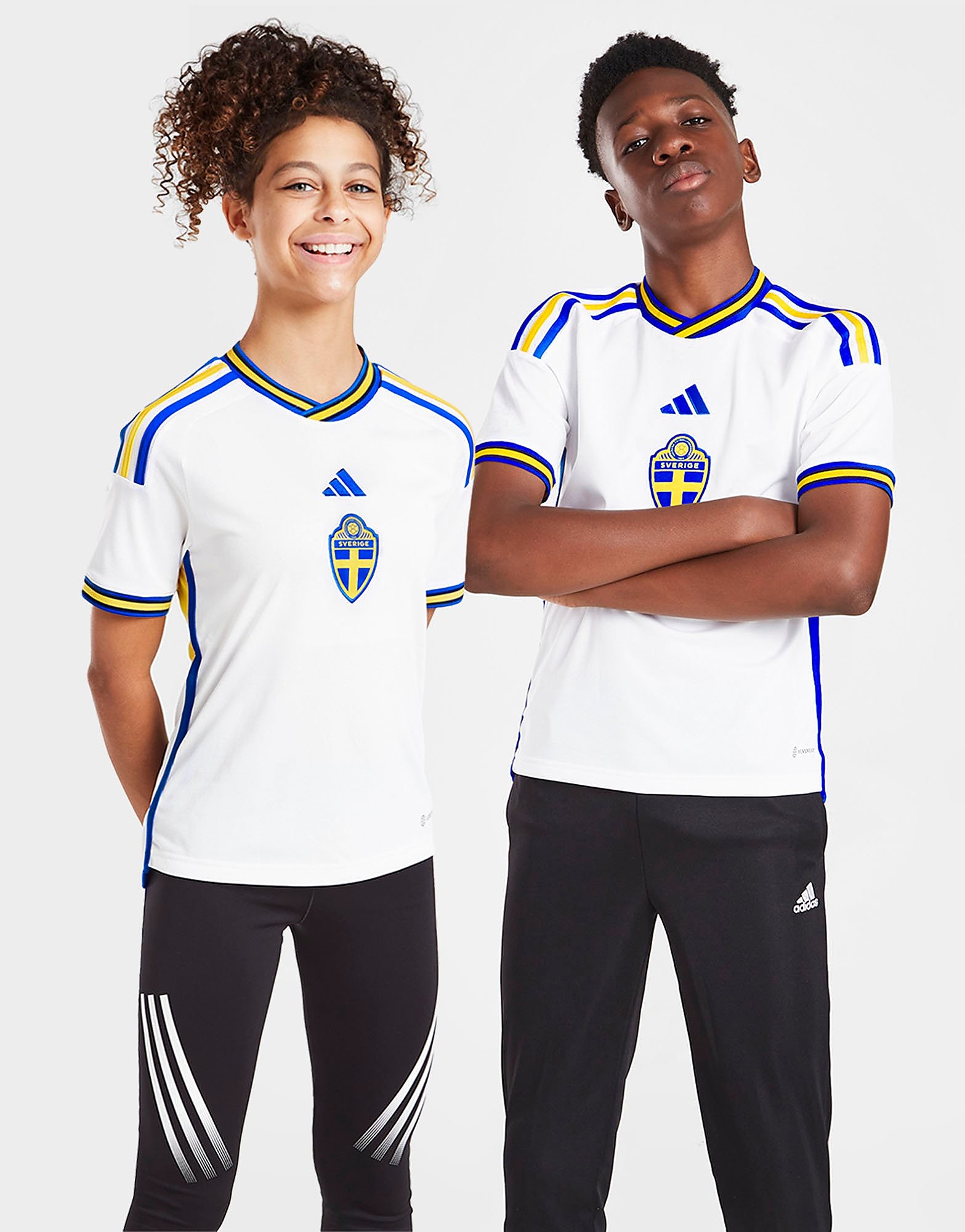 

adidas Sweden 2022 Away Shirt Junior - White - Kids, White