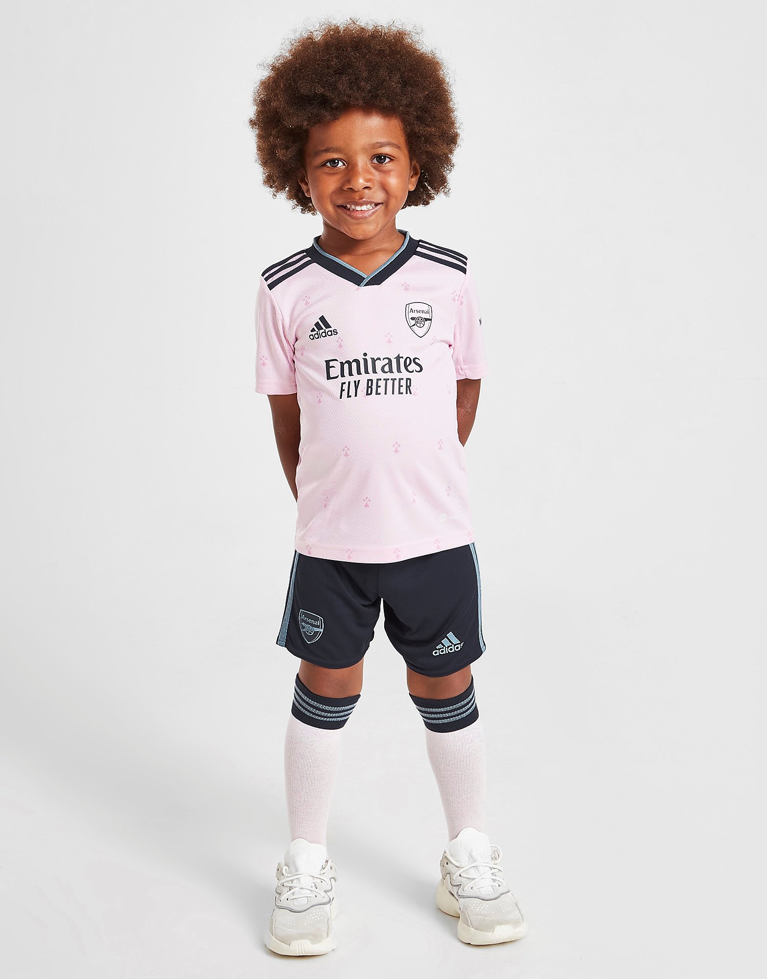 

adidas Arsenal FC 2022/23 Third Kit Children - Clear Pink - Kids, Clear Pink