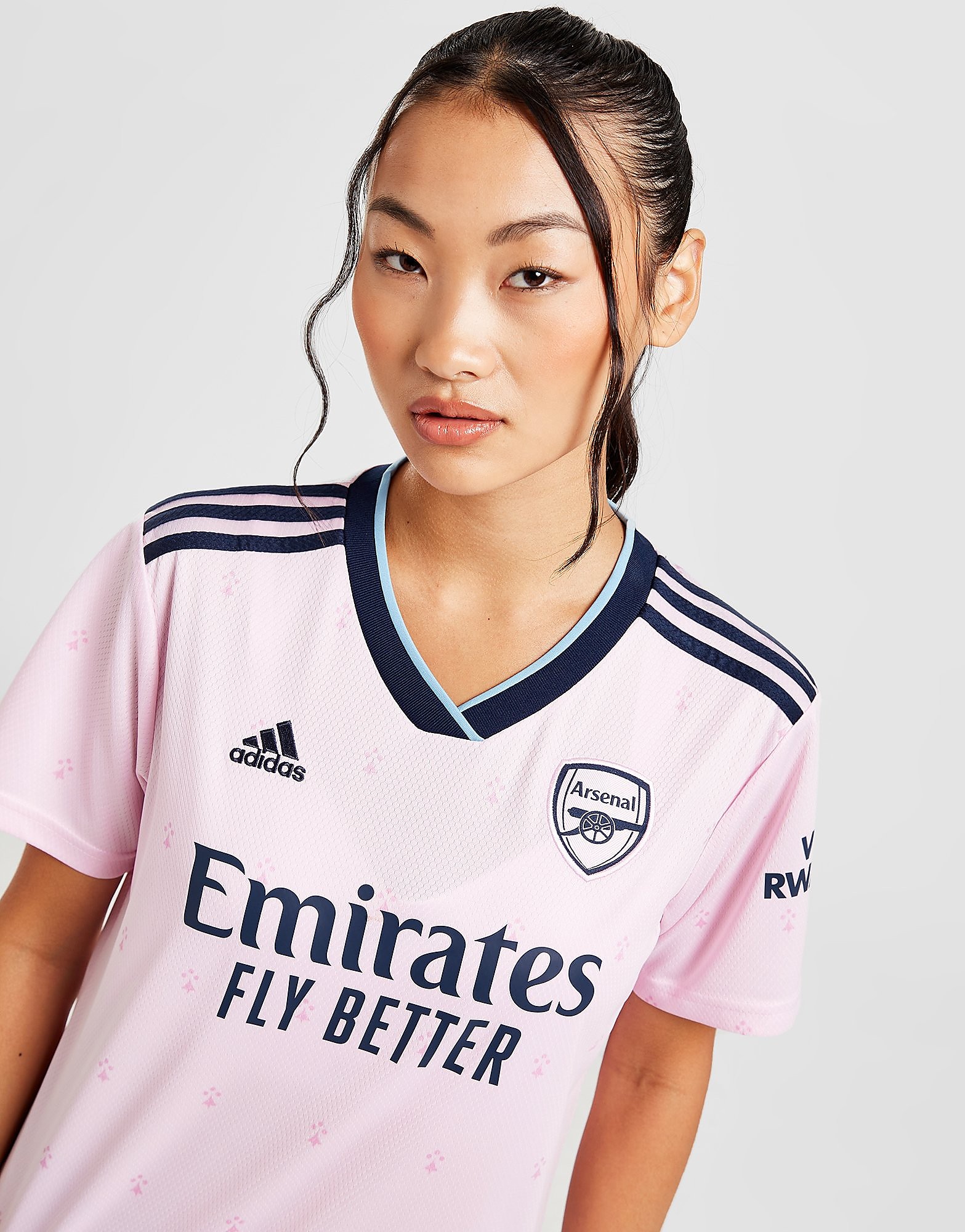 

adidas Arsenal FC 2022/23 Third Shirt - Clear Pink - Womens, Clear Pink