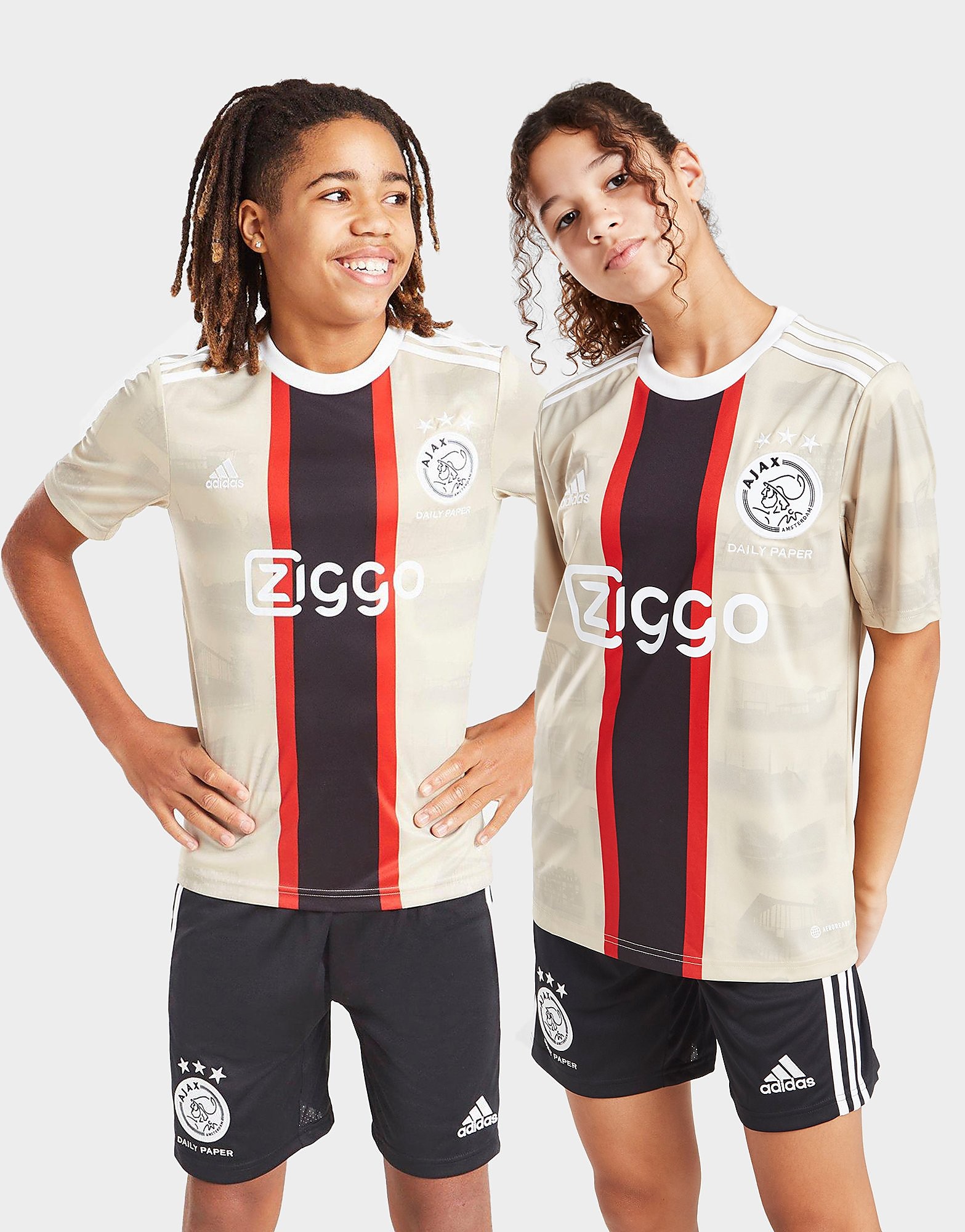 

adidas Ajax 2022/23 Third Shirt Junior - Savanna / White - Kids, Savanna / White