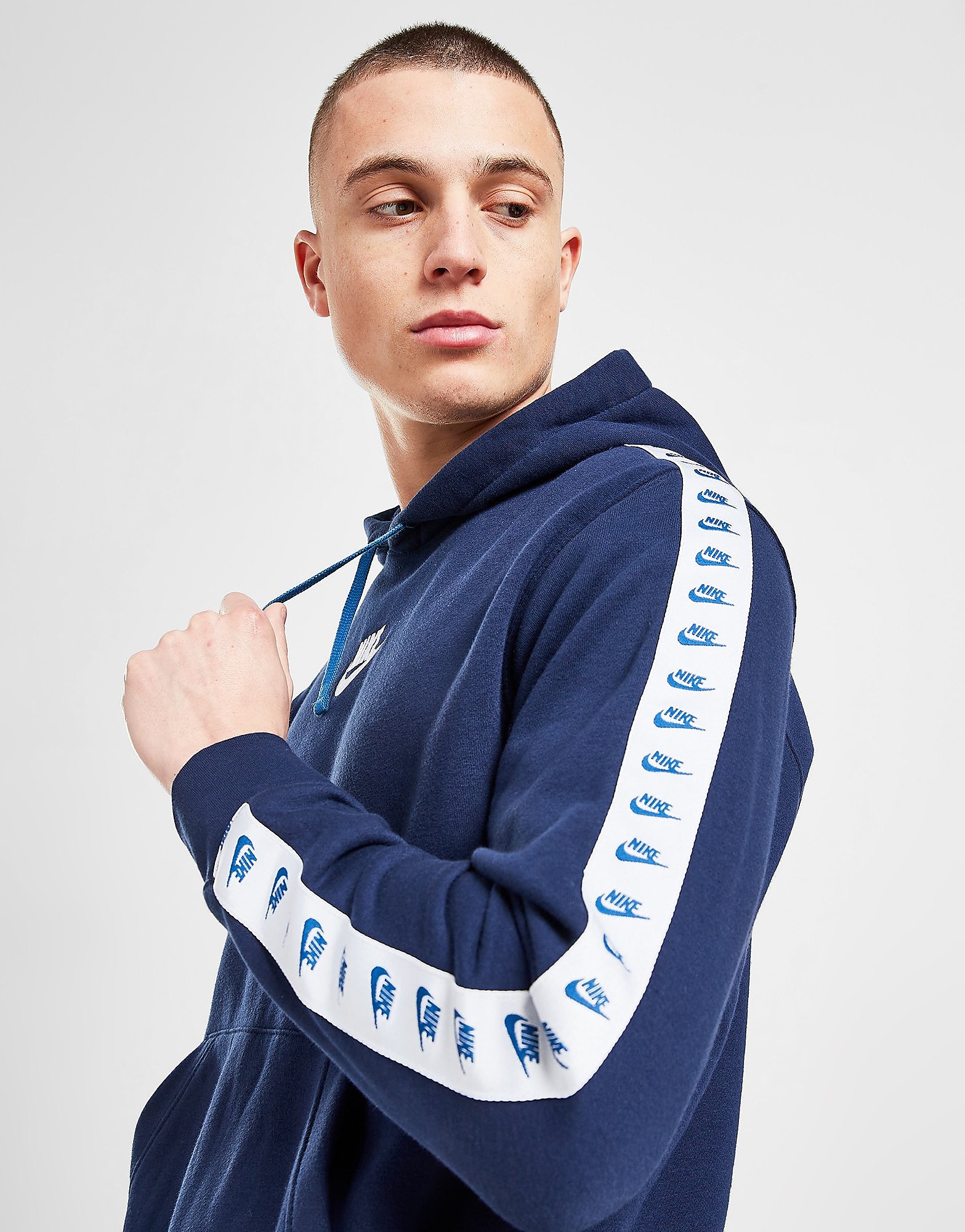 

Nike Zeus Tape Hoodie - Blue - Mens, Blue