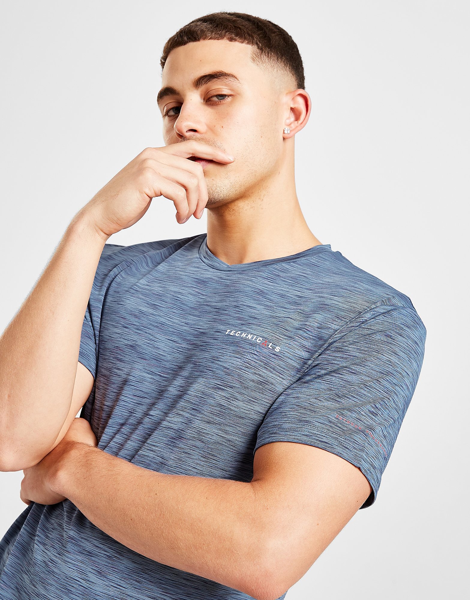 

Technicals Yarrow T-Shirt - Blue - Mens, Blue