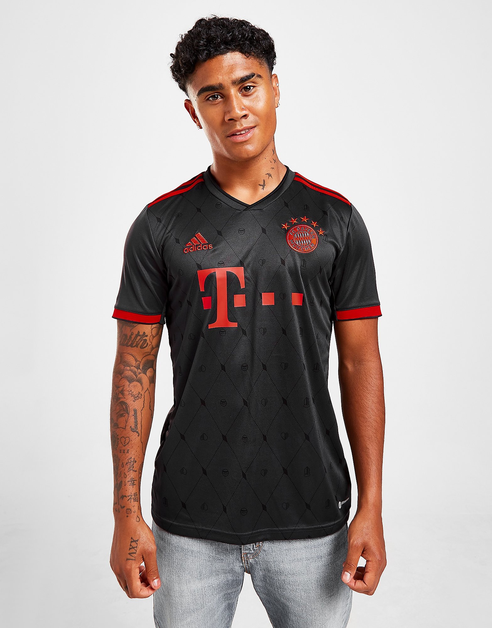 

adidas FC Bayern Munich 2022/23 Third Shirt - Night Grey - Mens, Night Grey