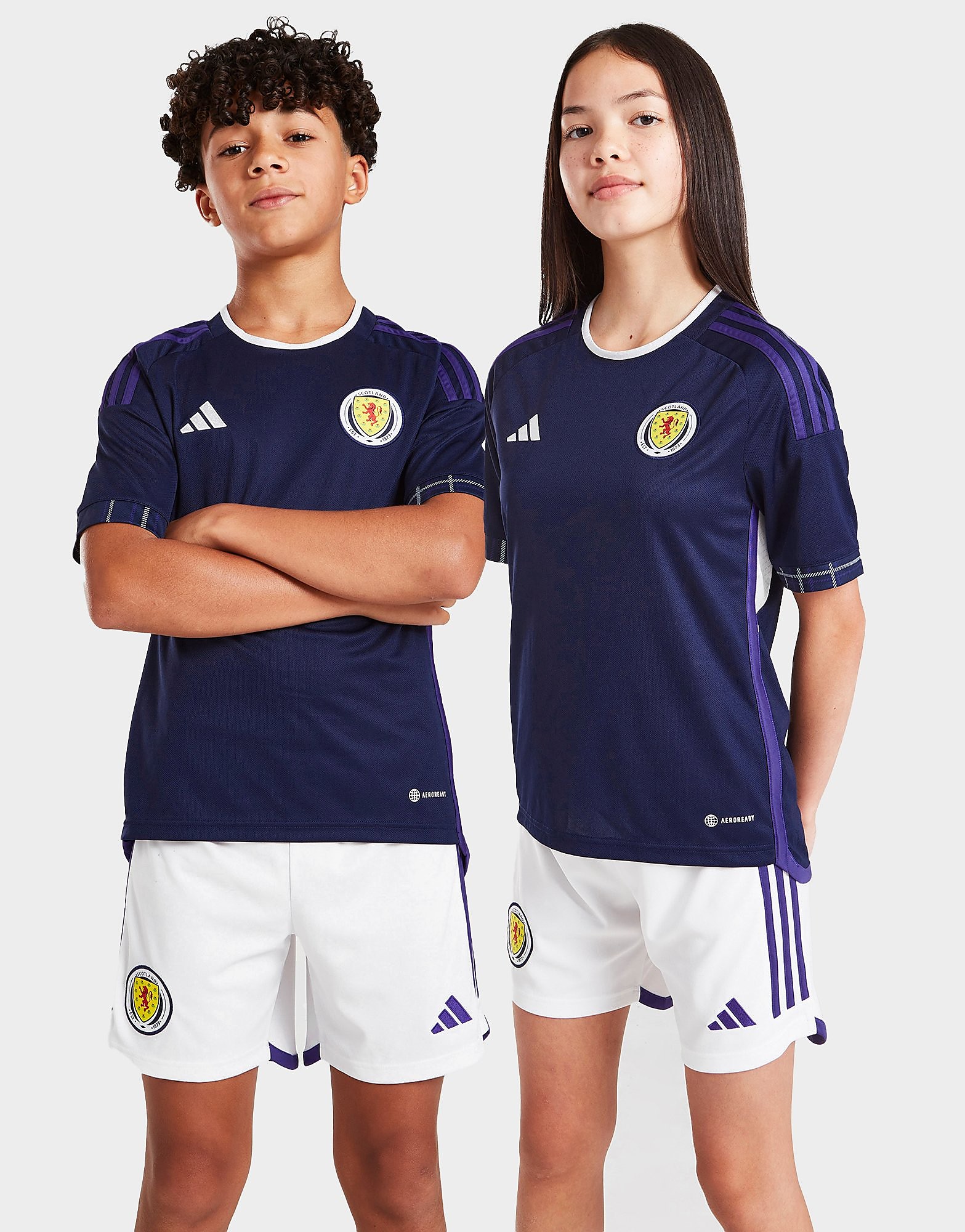 

adidas Scotland 2022 Home Shirt Junior - Blue - Kids, Blue