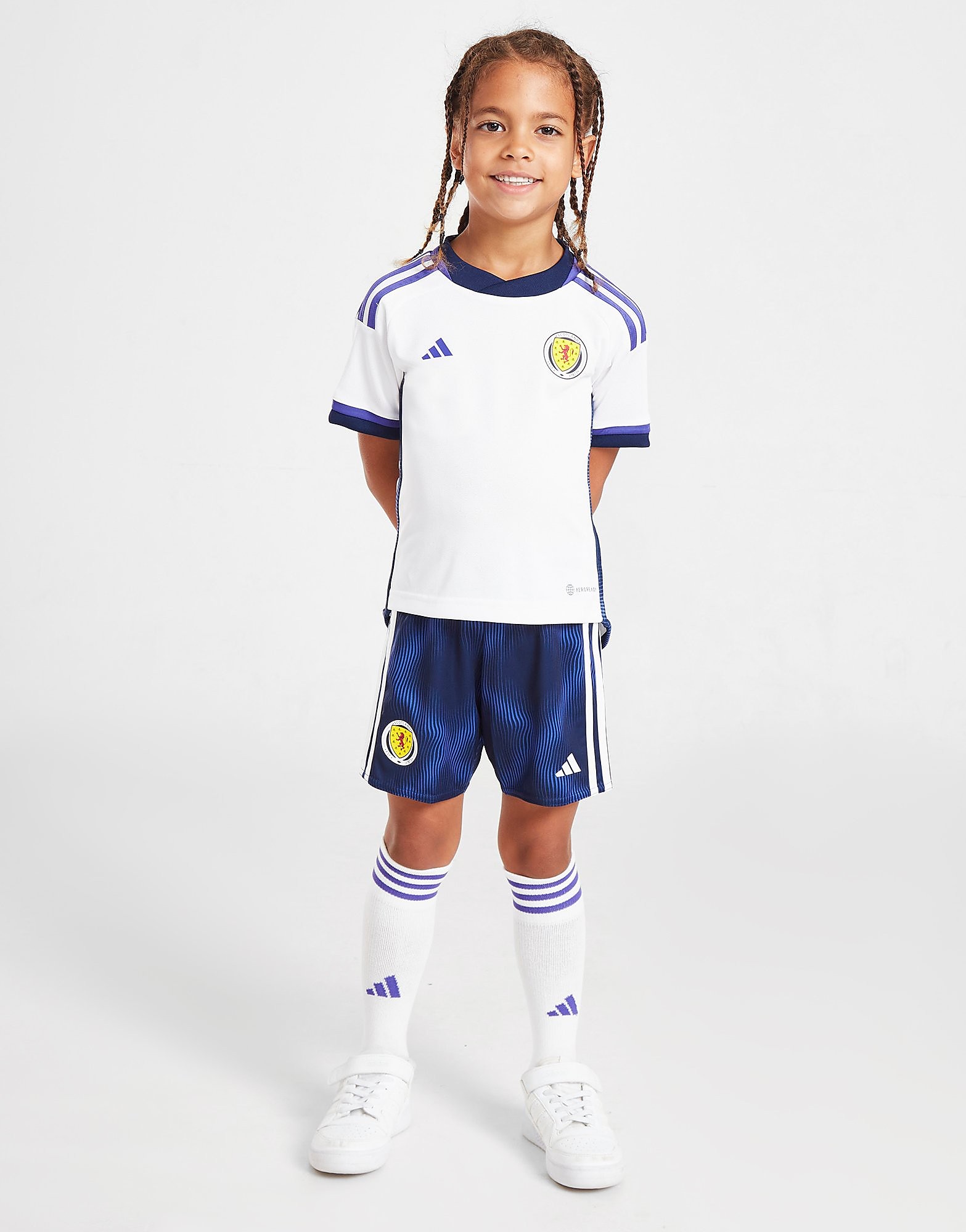 adidas Scotland 2022 Away Kit Children - White - Kids, White