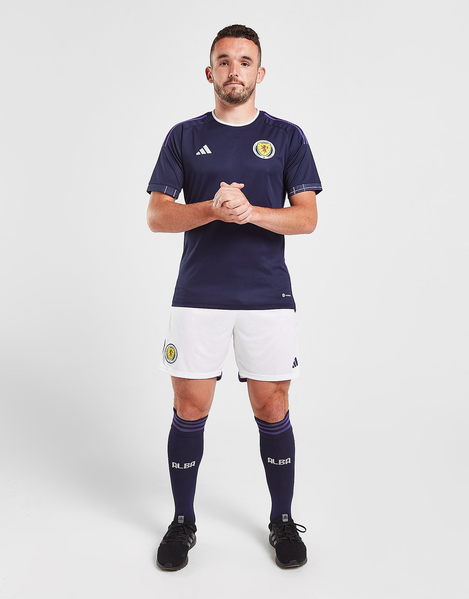 

adidas Scotland 2022 Home Shorts - White - Mens, White