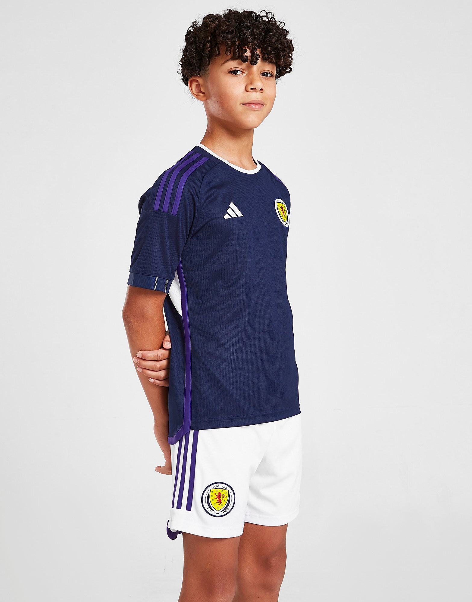 

adidas Scotland 2022 Home Shorts Junior - White - Kids, White
