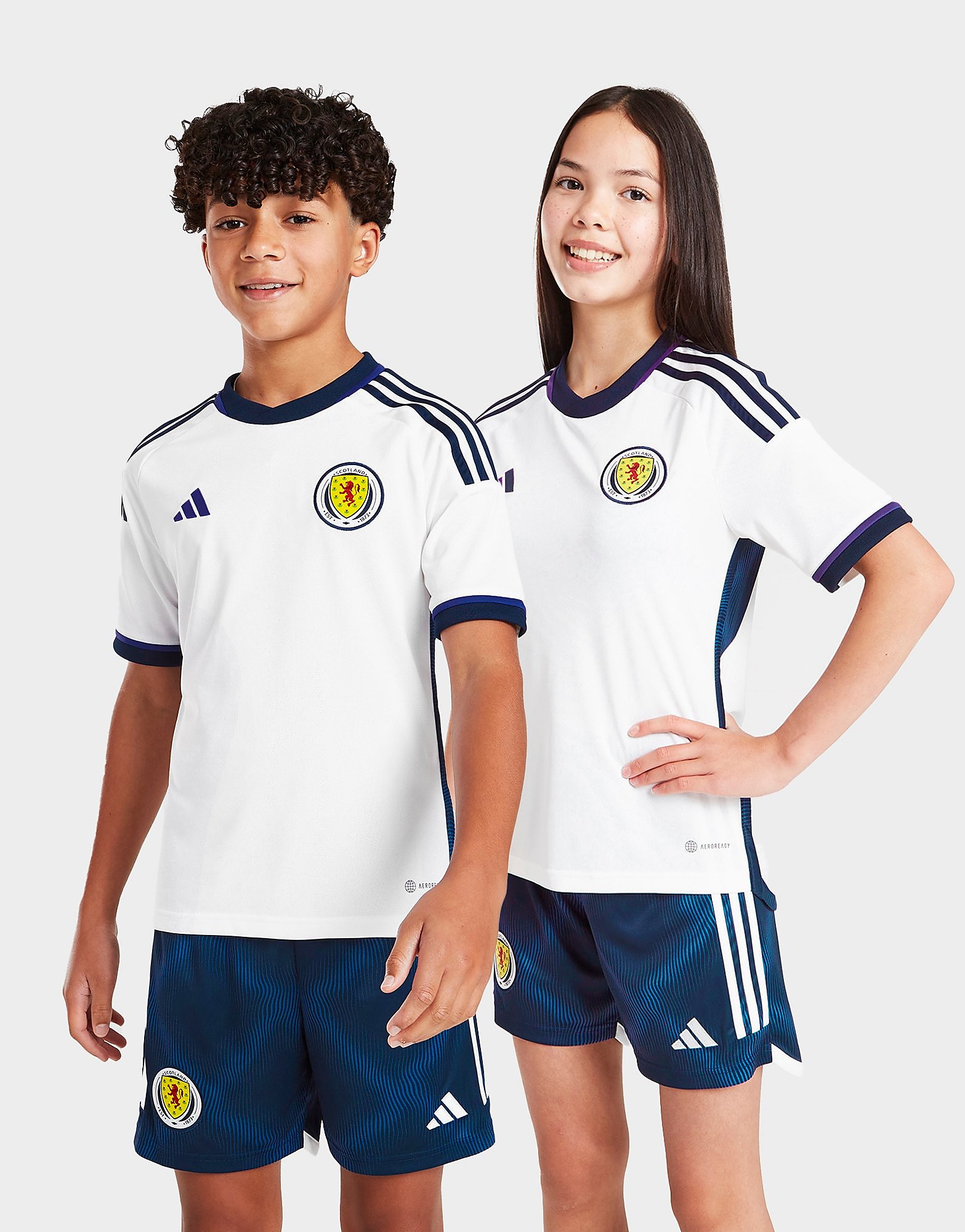 

adidas Scotland 2022 Away Shirt Junior - White - Kids, White