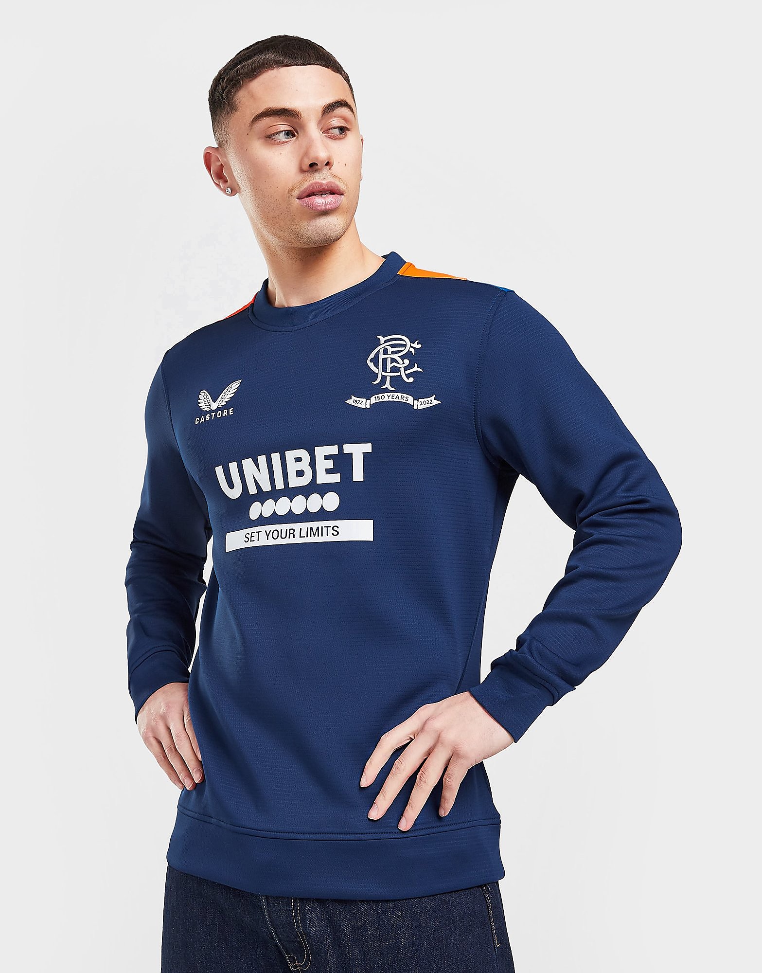 

Castore Rangers FC Match Day Sweatshirt - Blue - Mens, Blue