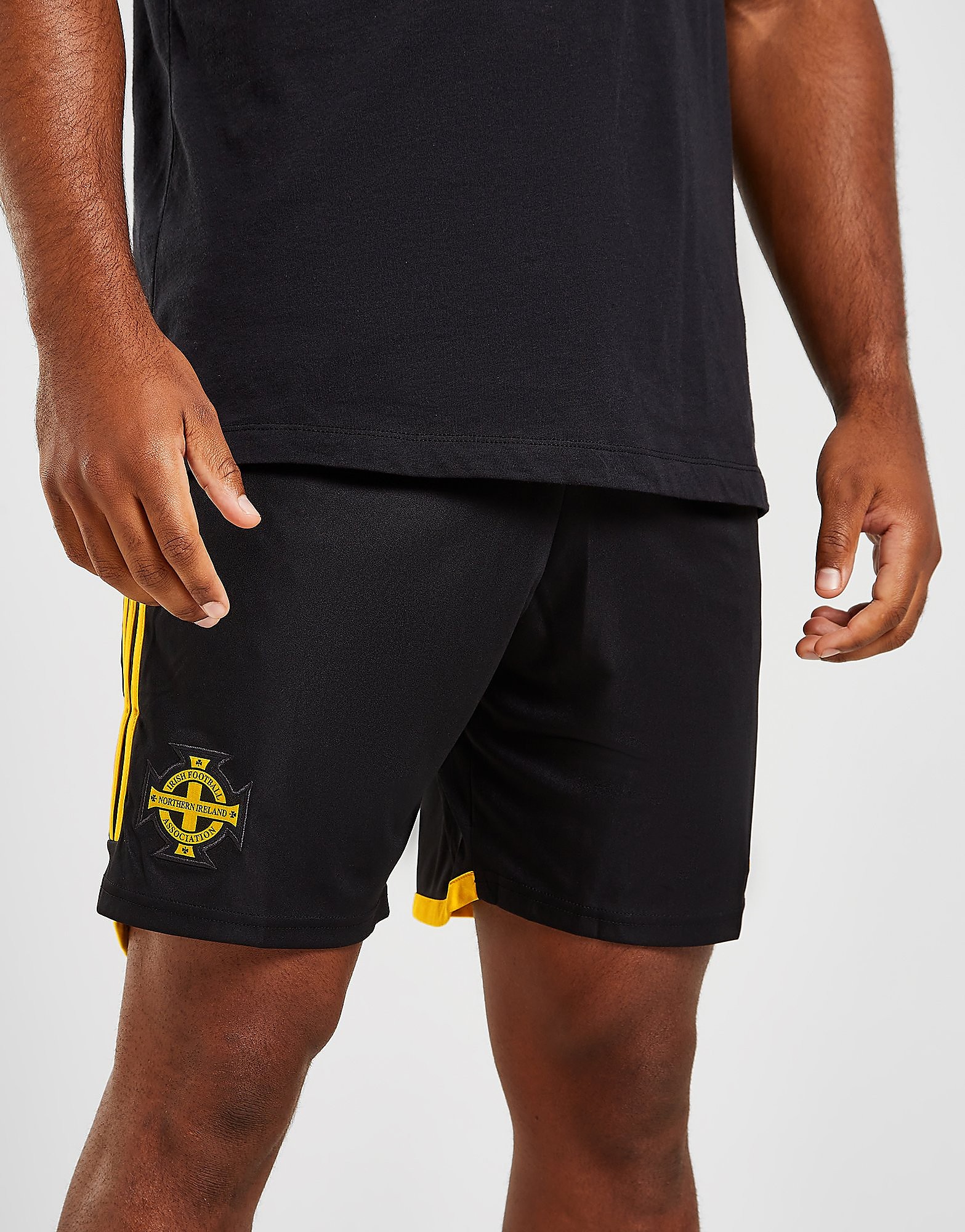 

adidas Northern Ireland 2022 Away Shorts - Black - Mens, Black