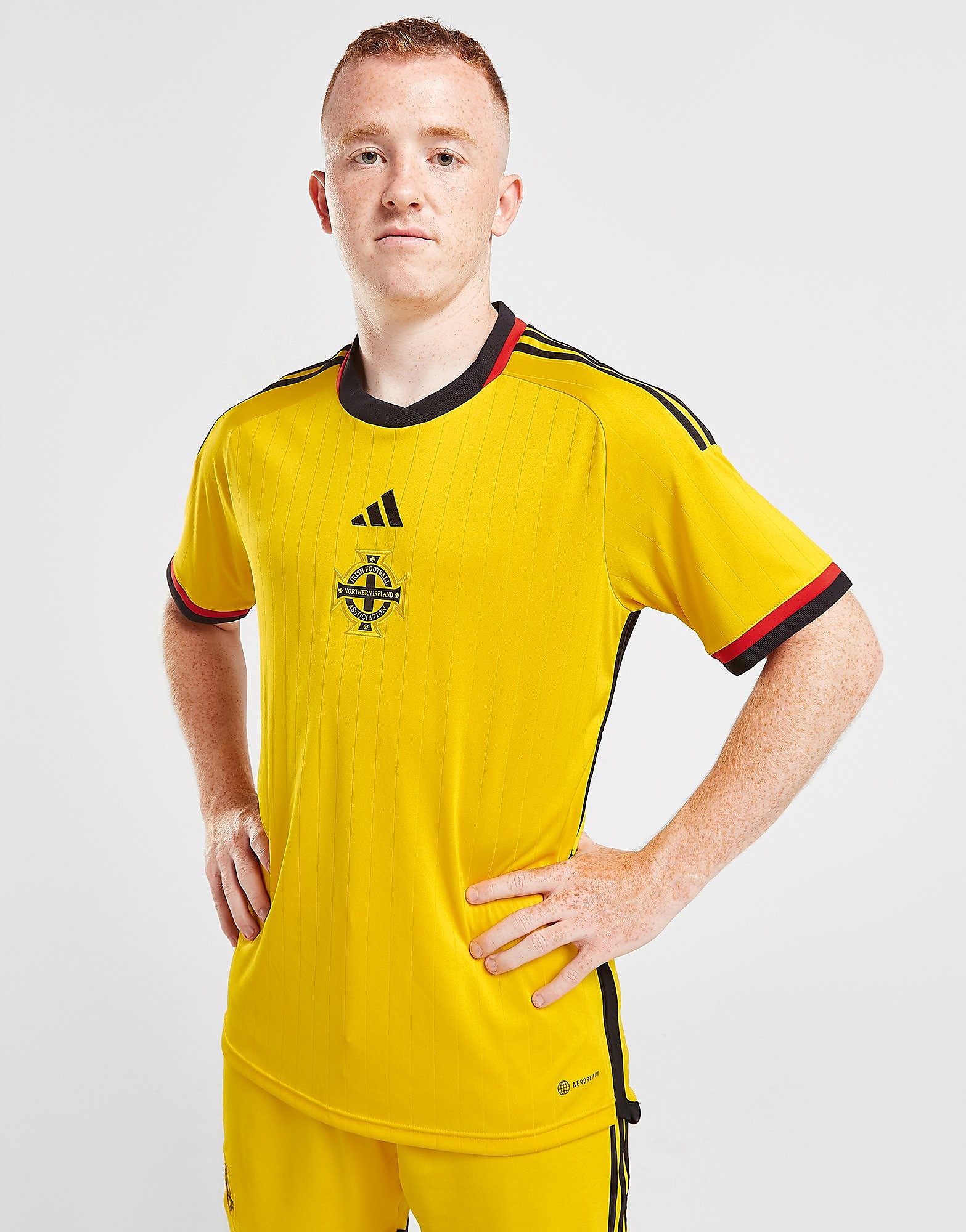 

adidas Northern Ireland 2022 Away Shirt - Yellow - Mens, Yellow