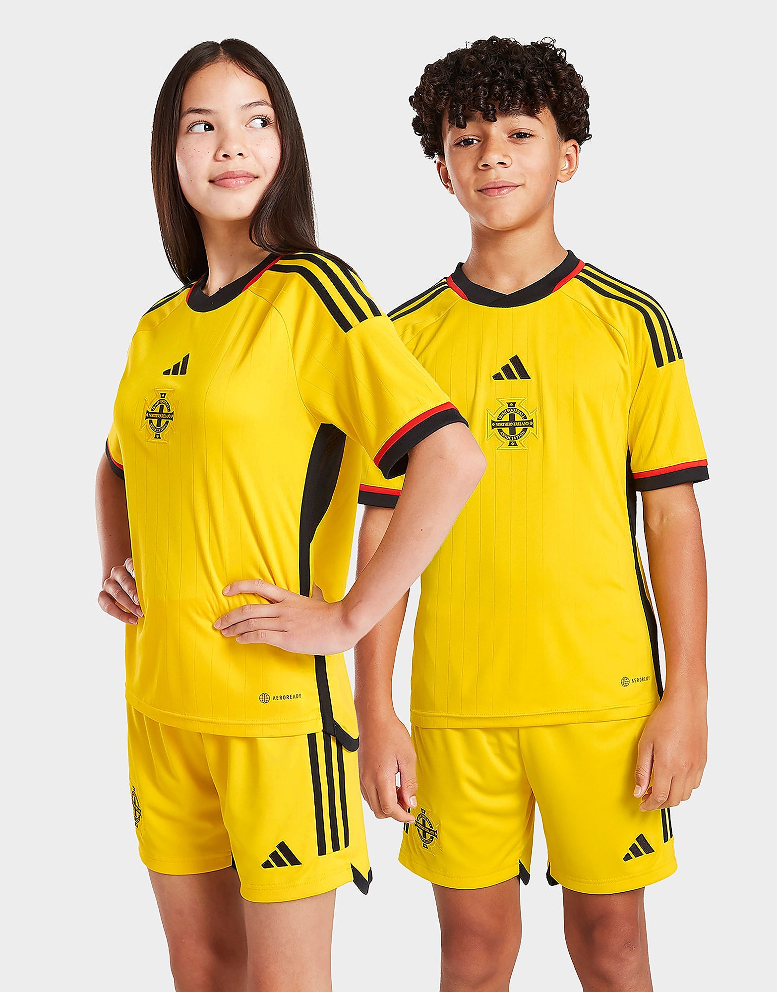 

adidas Northern Ireland 2022 Away Shirt Junior - Yellow - Kids, Yellow