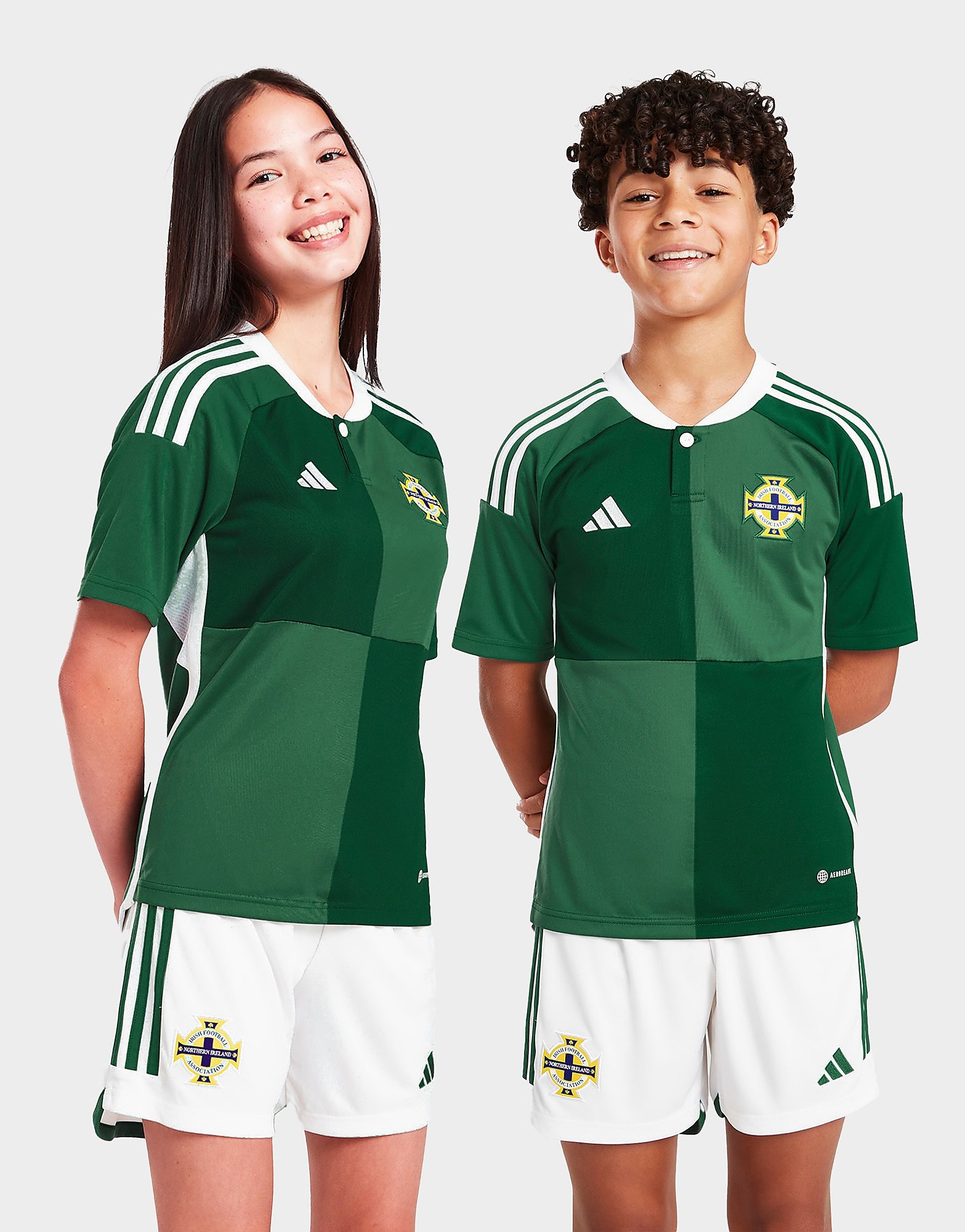 

adidas Northern Ireland 2022 Home Shirt Junior - Green - Kids, Green