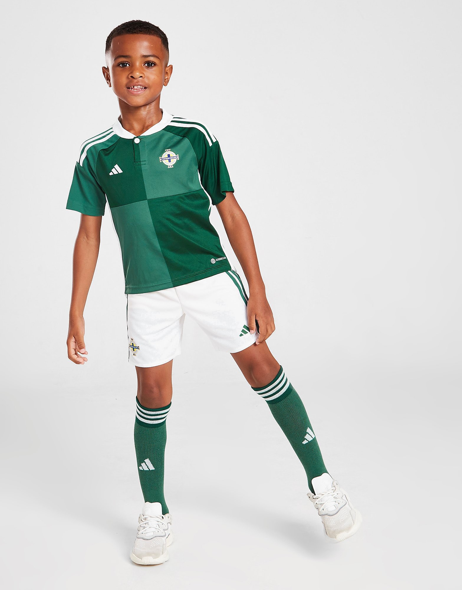 

adidas Northern Ireland 2022 Home Kit Children - Green - Kids, Green