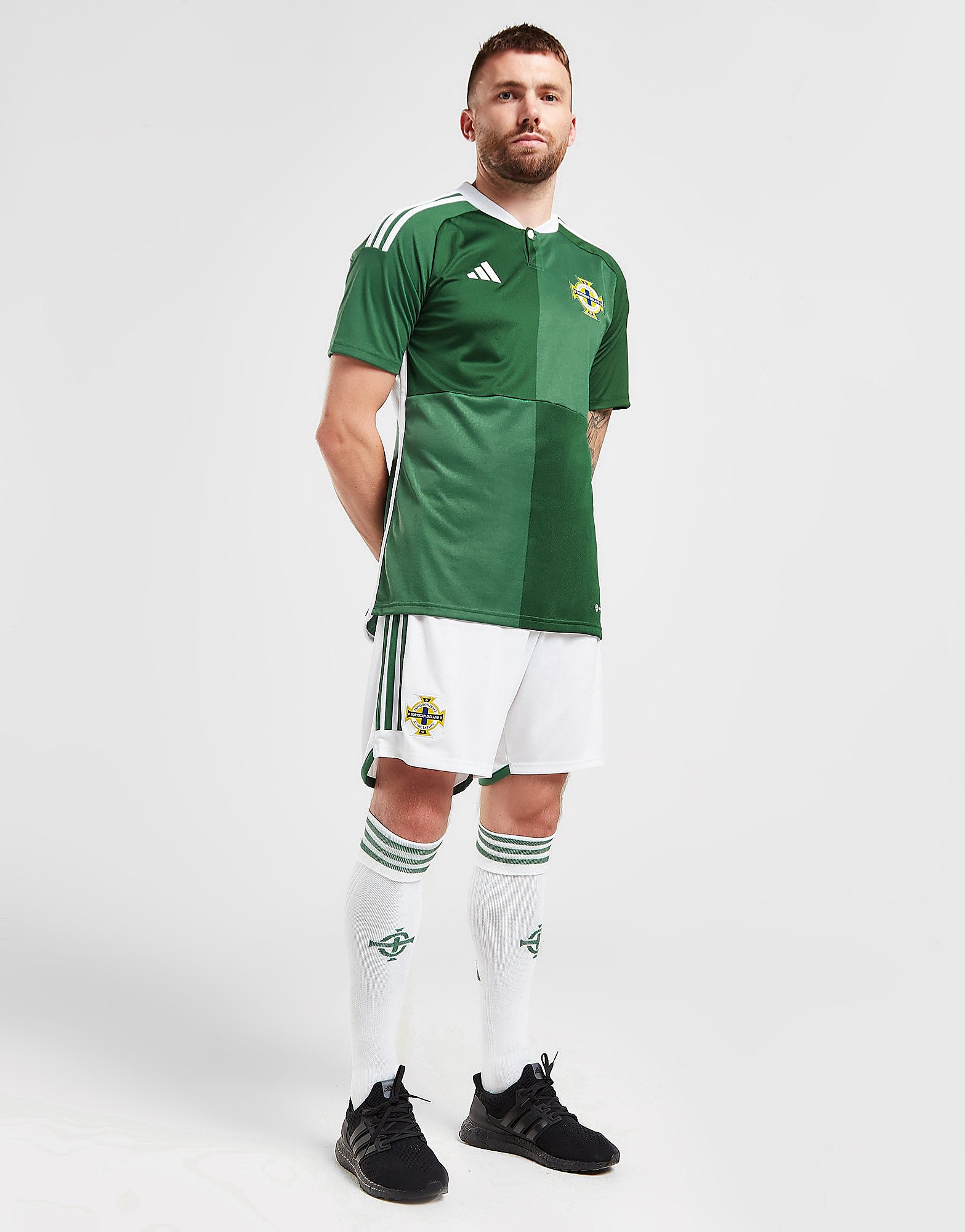 

adidas Northern Ireland 2022 Home Shorts - White - Mens, White