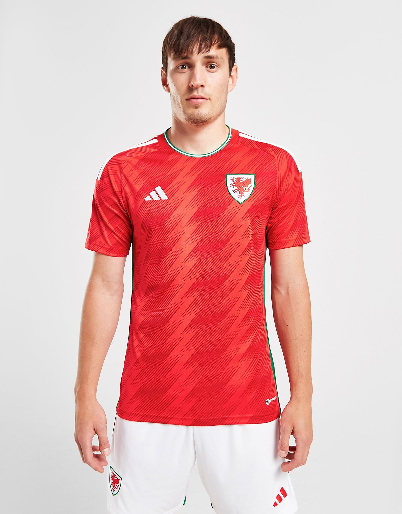 adidas Wales 2022 Home Shirt - Red - Mens, Red