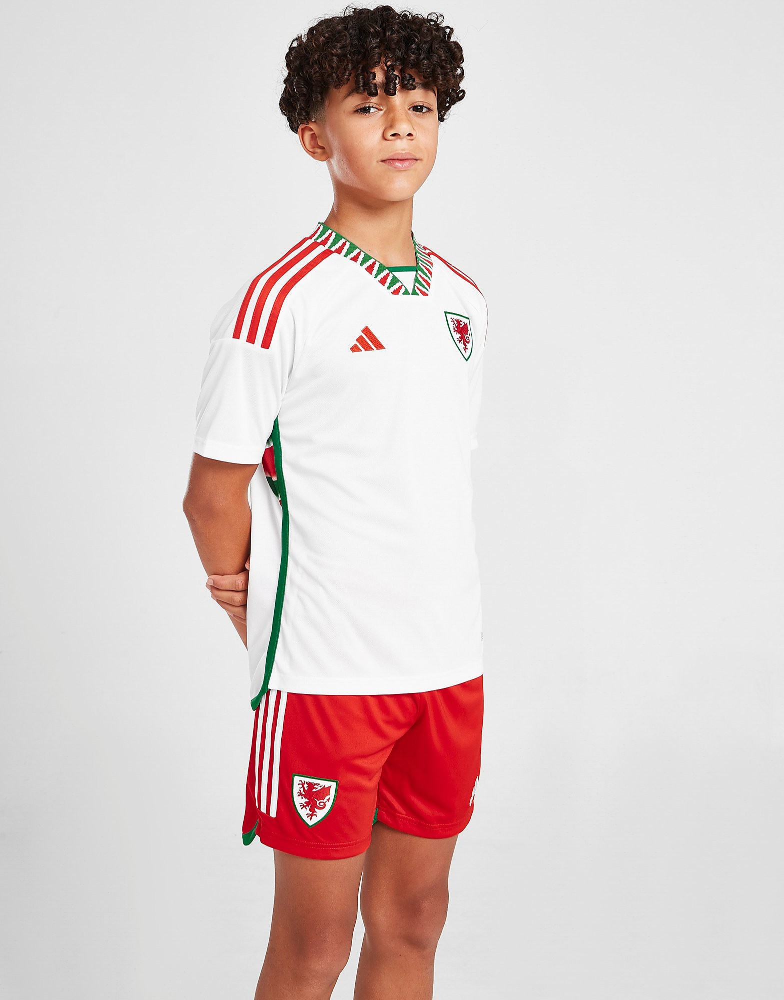 

adidas Wales 2022 Away Shorts Junior - Red - Kids, Red